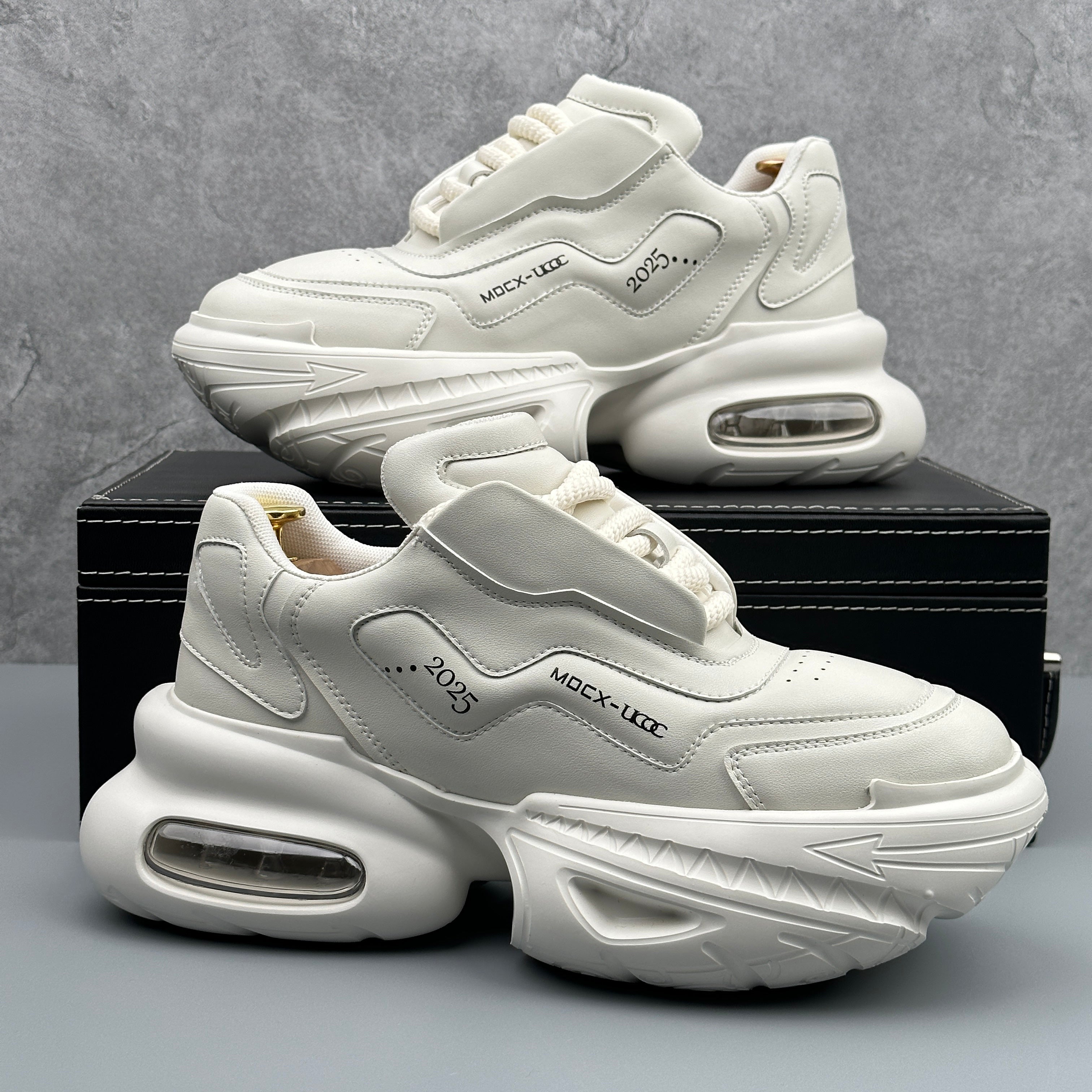 Hybriss DailySplice White– Dad Shoes