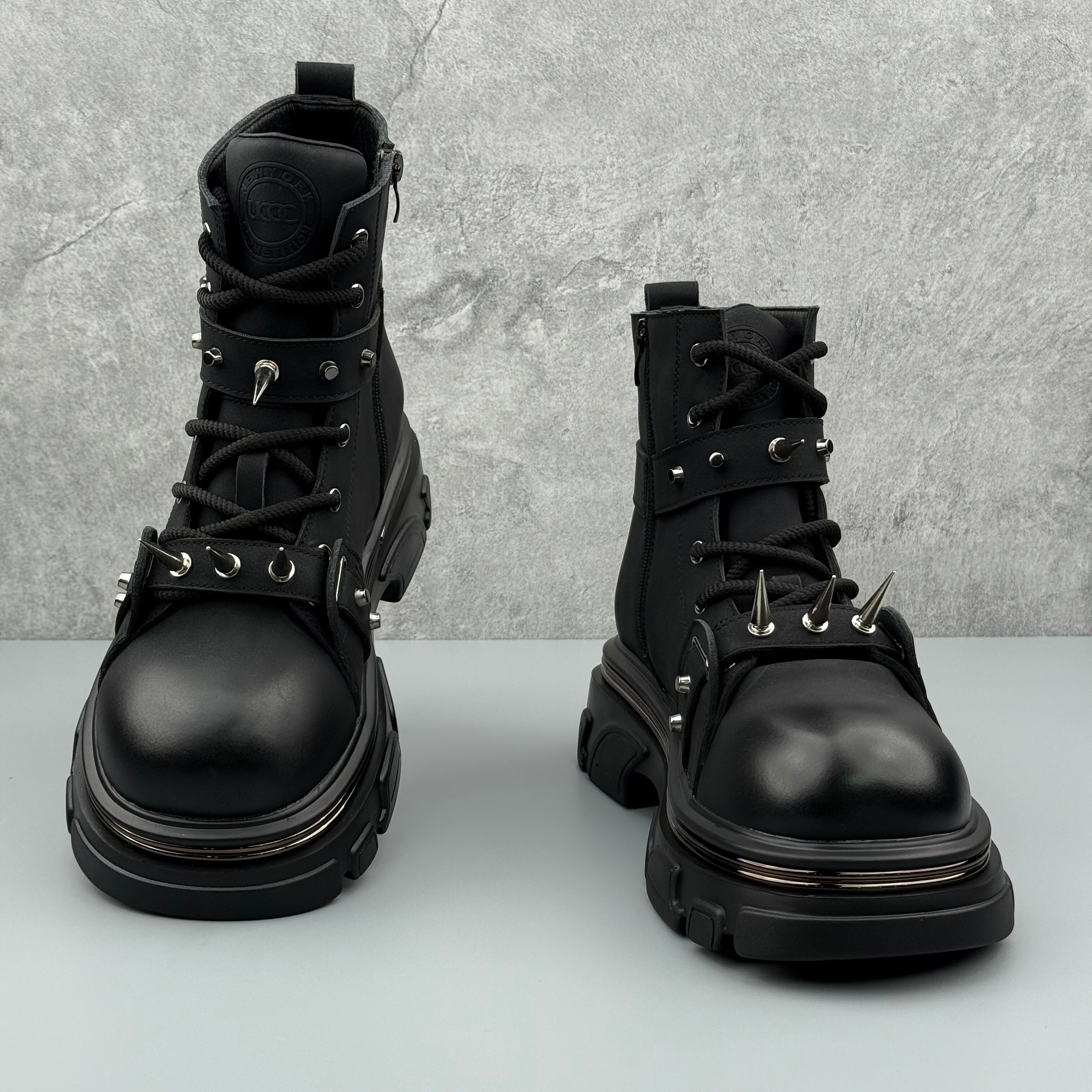 Hybriss Rampart– Retro Silber Martin Boots