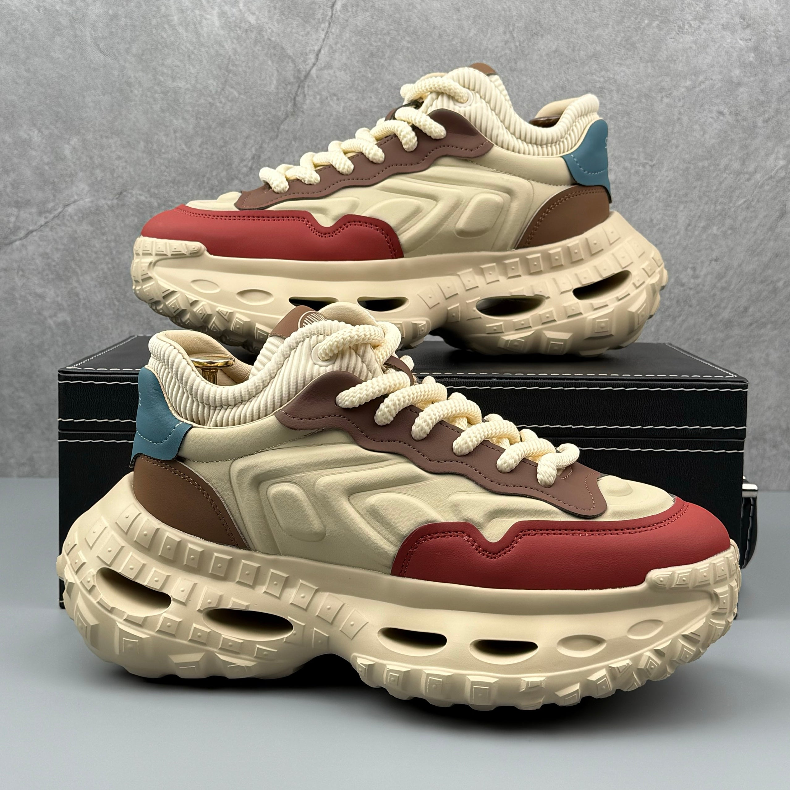 Hybriss PlainMilan Rice Red– Dad Shoes