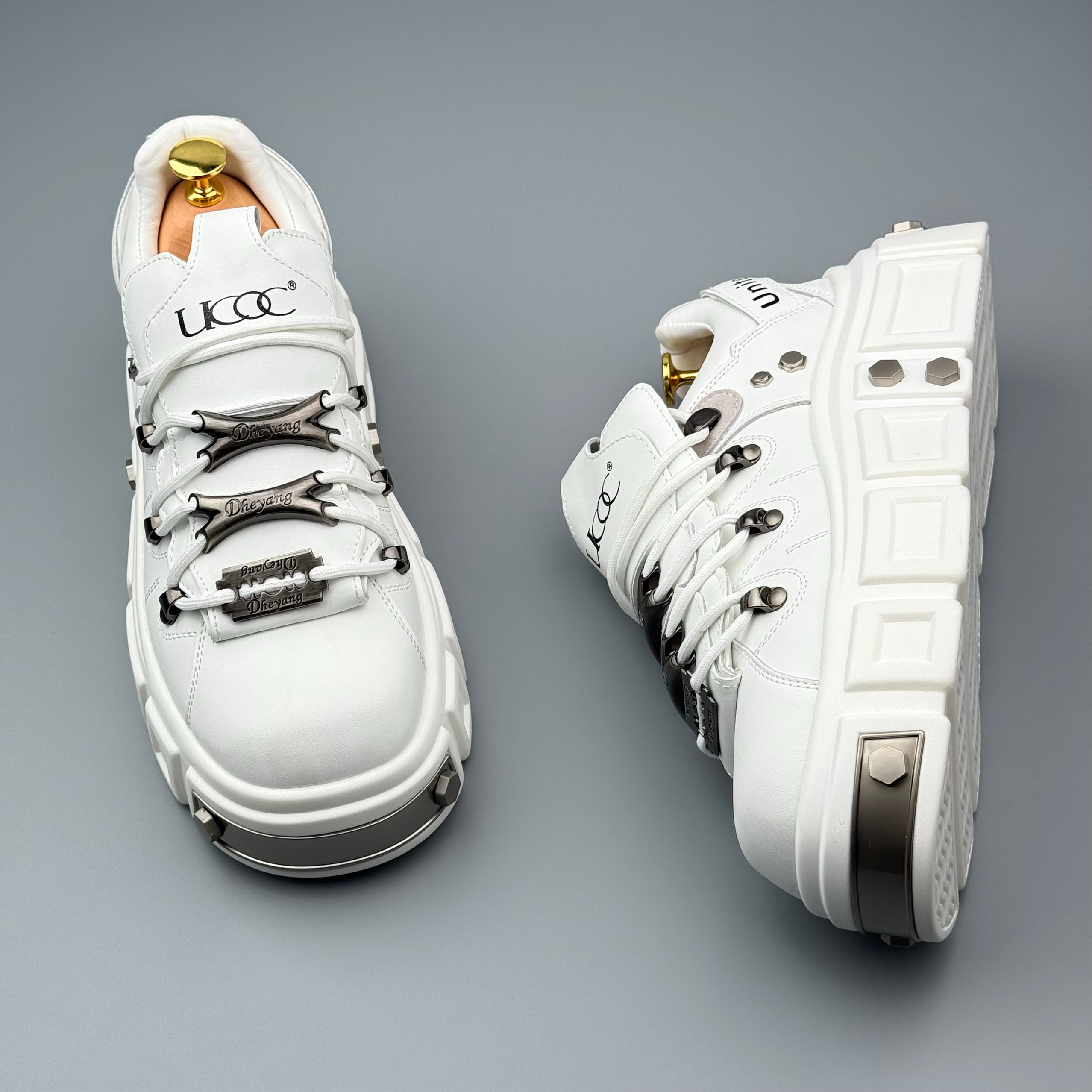 Hybriss Cabuncci PunkWeave White– Punk Sneakers