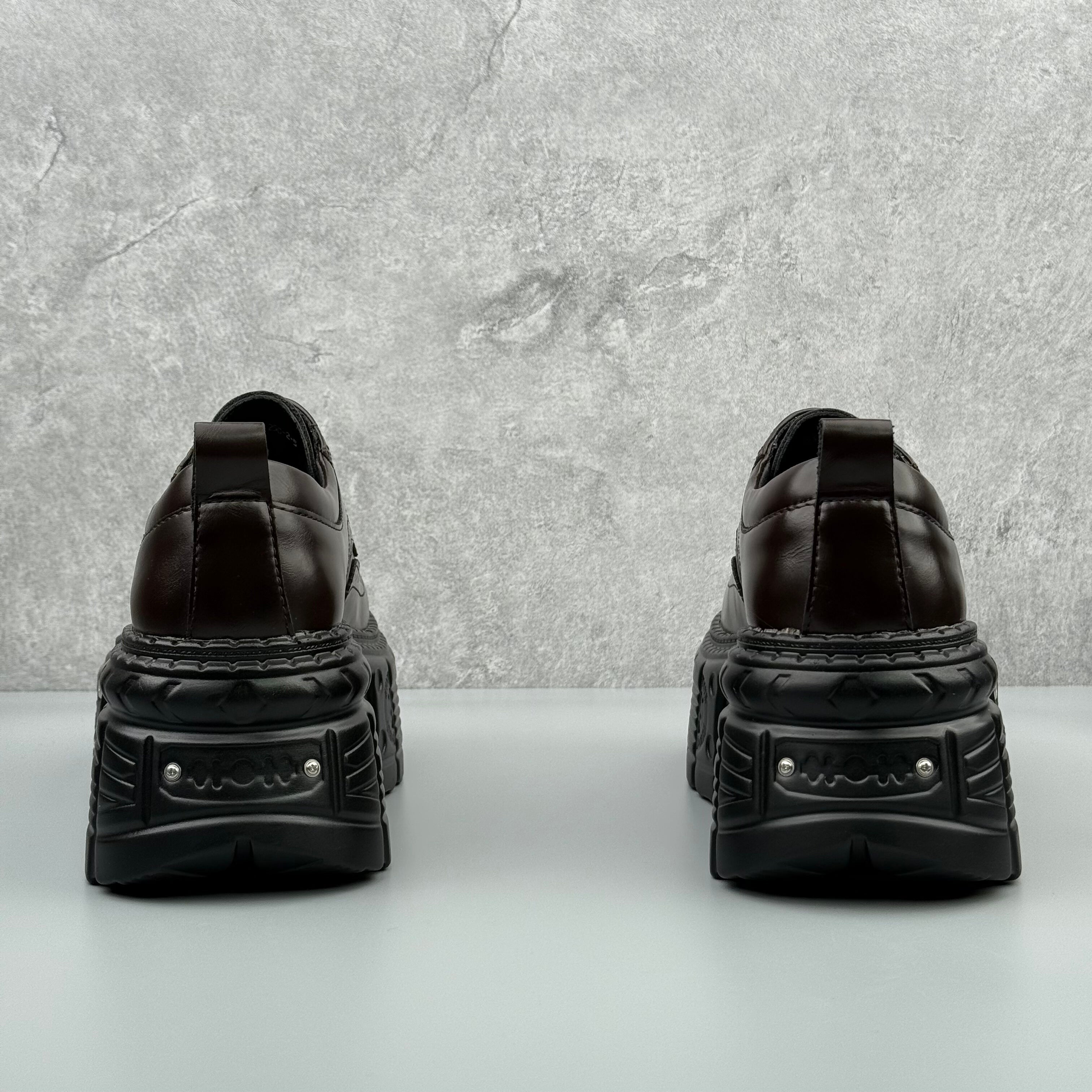 Hybriss DailyMetal Brown– Casual Leather Shoes