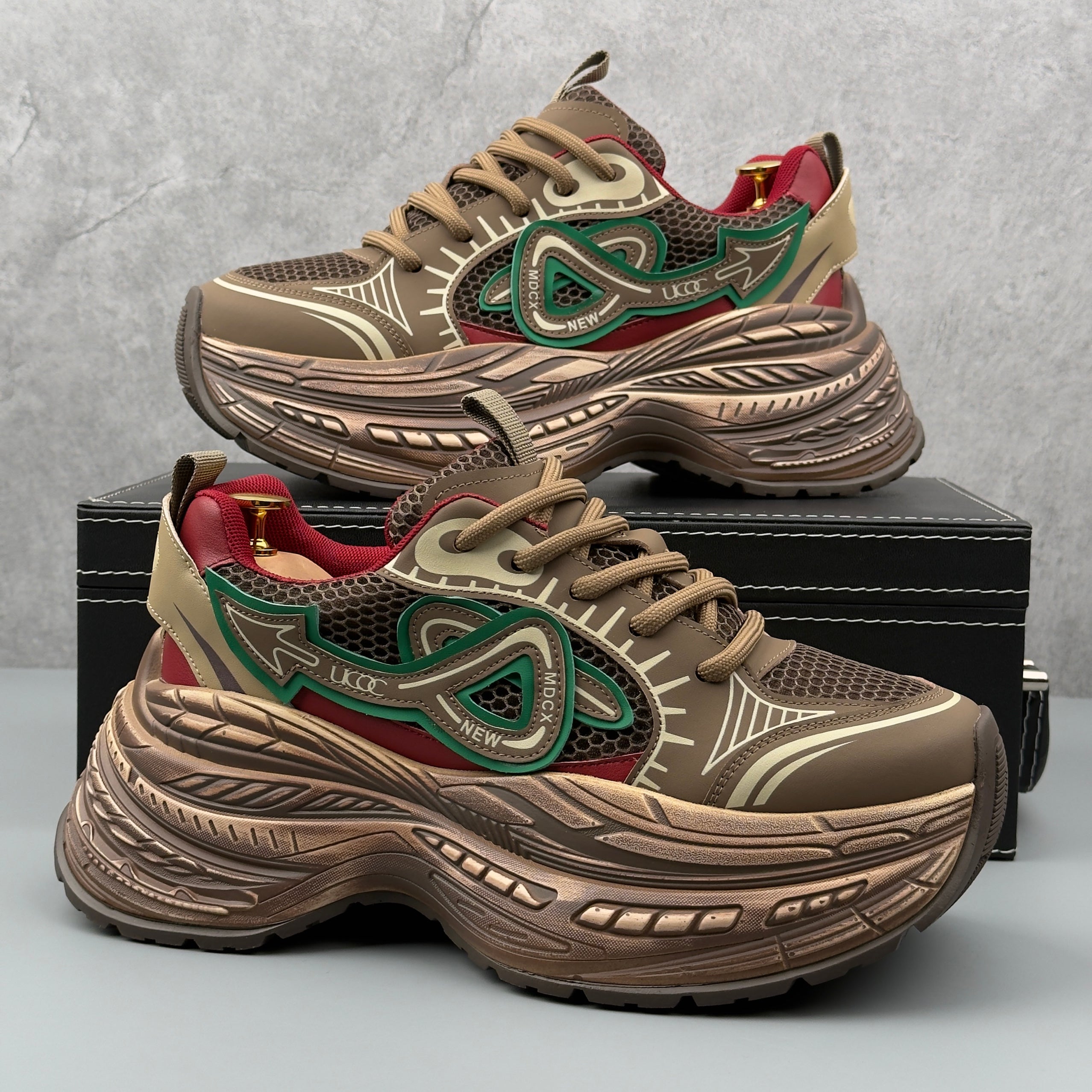 Hybriss UCoc PlainRise Brown– Youthful Dad Shoes