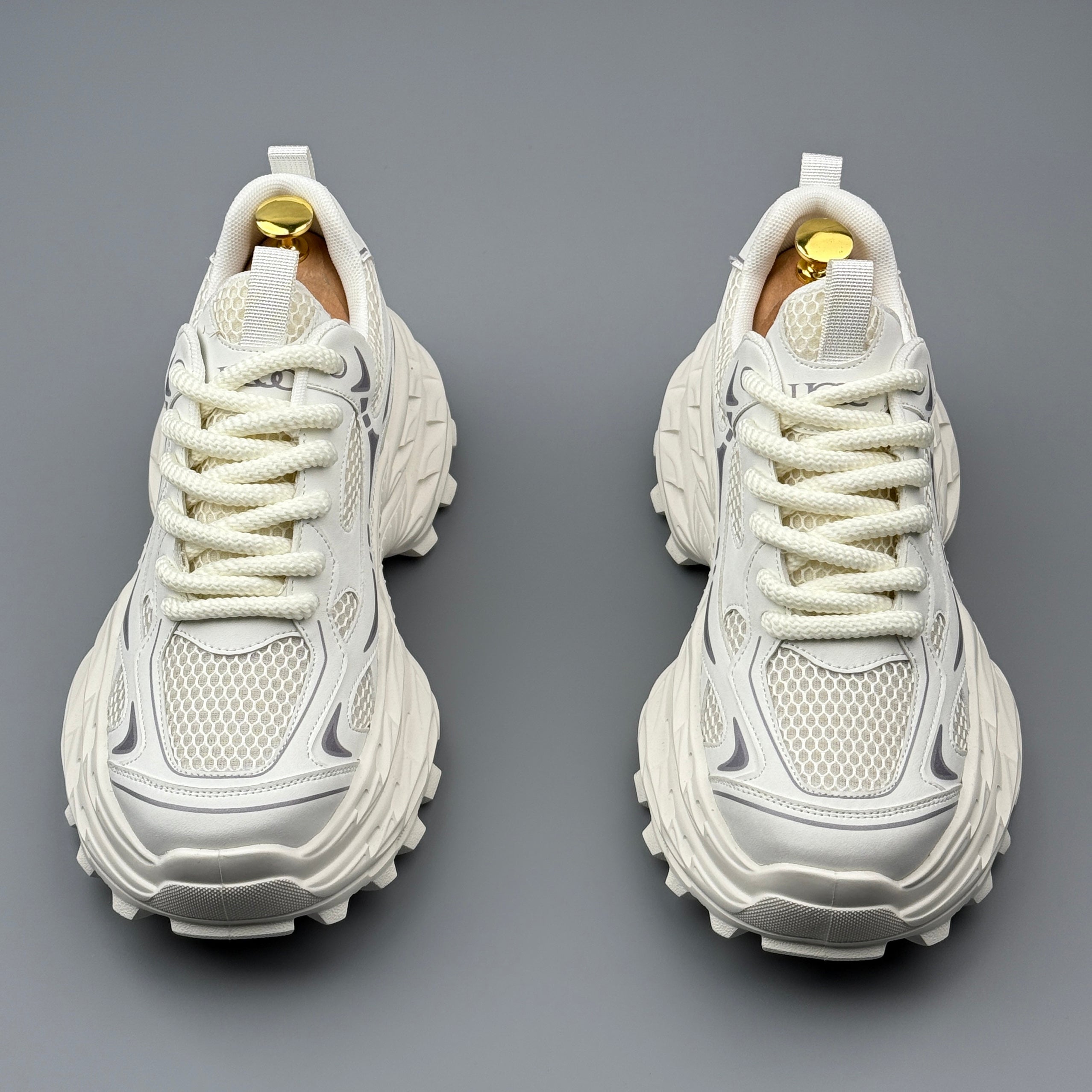 Hybriss ElevateCore White– Youth Casual Dad Shoes