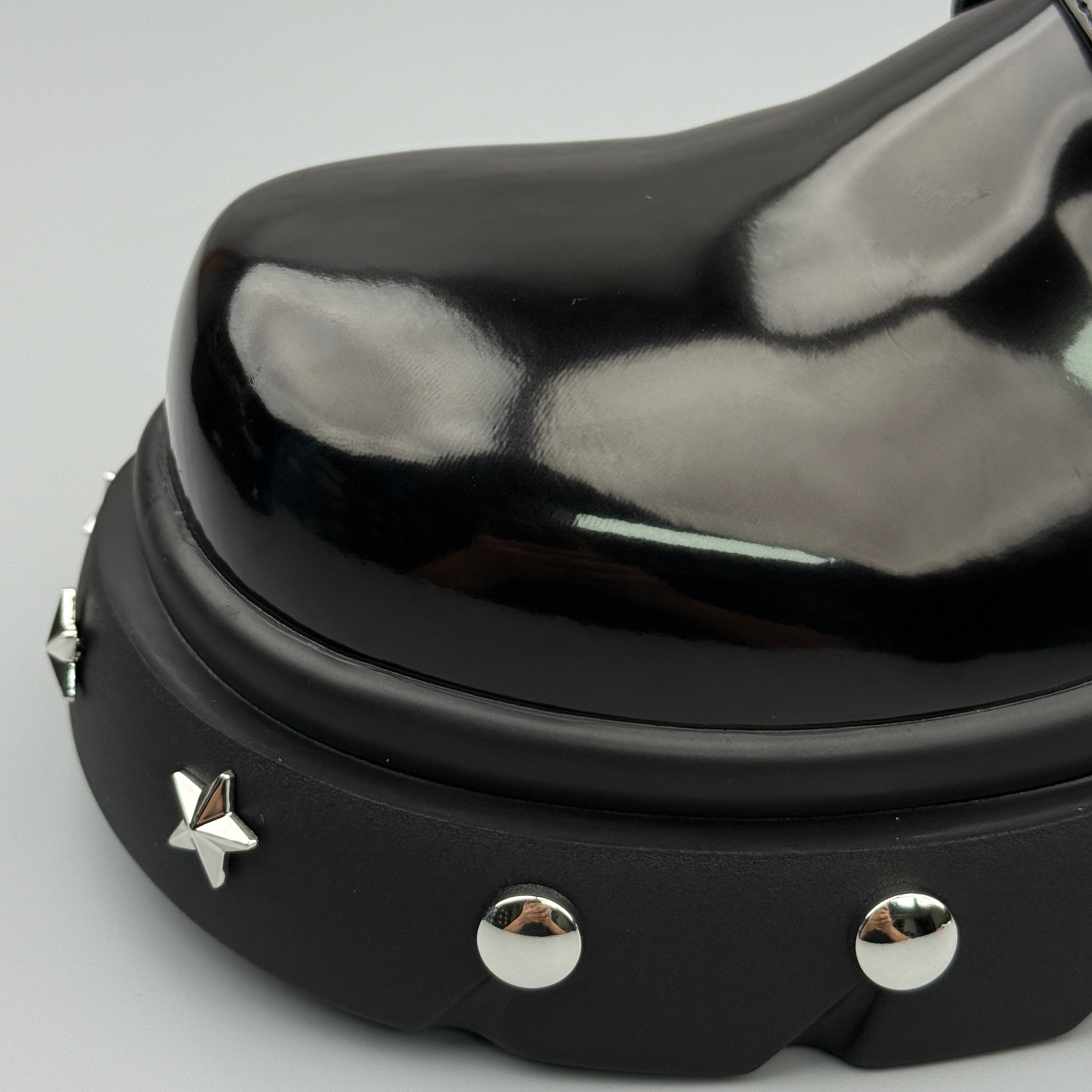 Hybriss Ironcrest Black (slip-on)– British Casual Leather Shoes