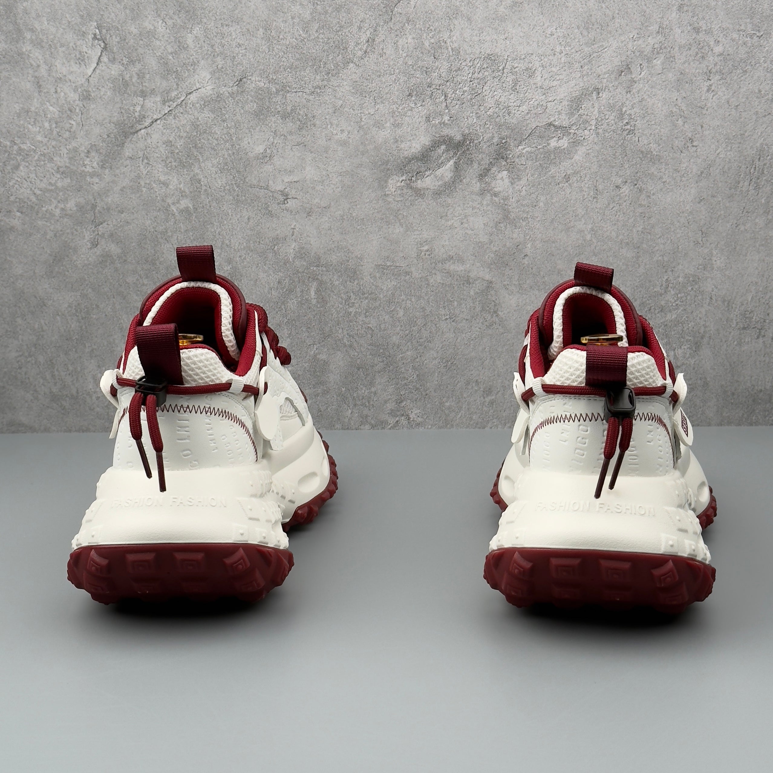 Hybriss SportWeave White Red– Sporty Dad Shoes