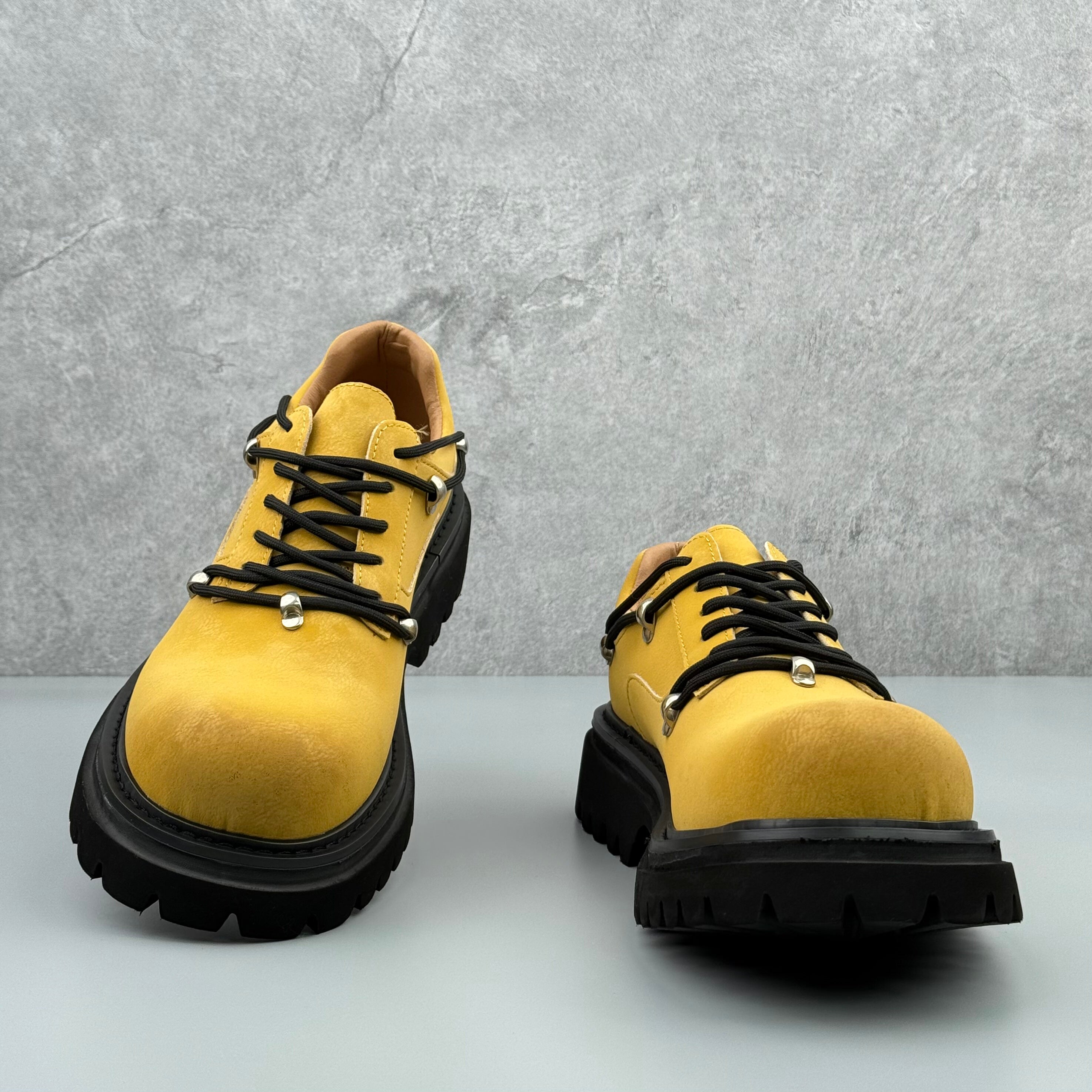 Hybriss NeoNubuck Yellow– Casual Nubuck Look Shoes