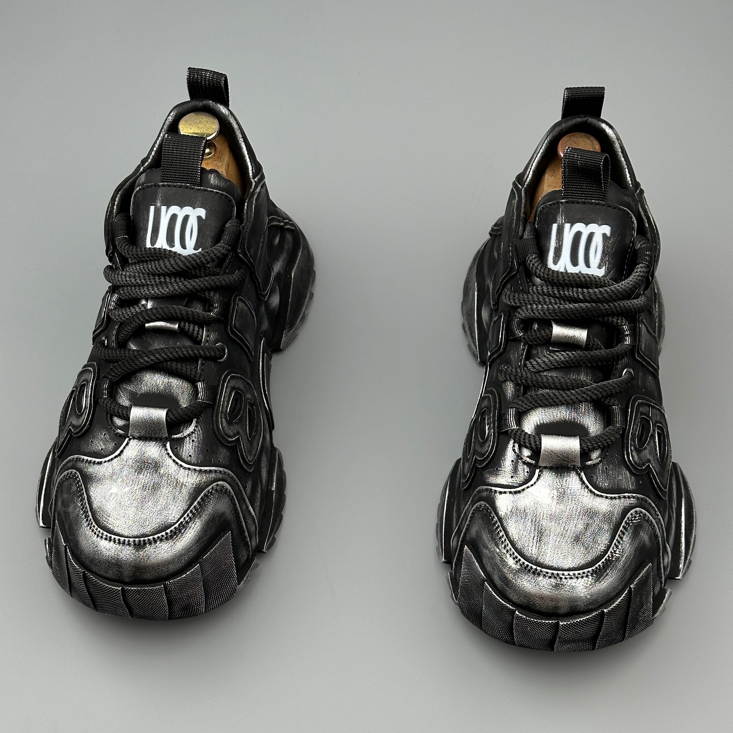 Hybriss SpliceEnergy Black silver– Dad Shoes