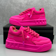 Hybriss RivetKorea – Mikrofaserleder White Shoes