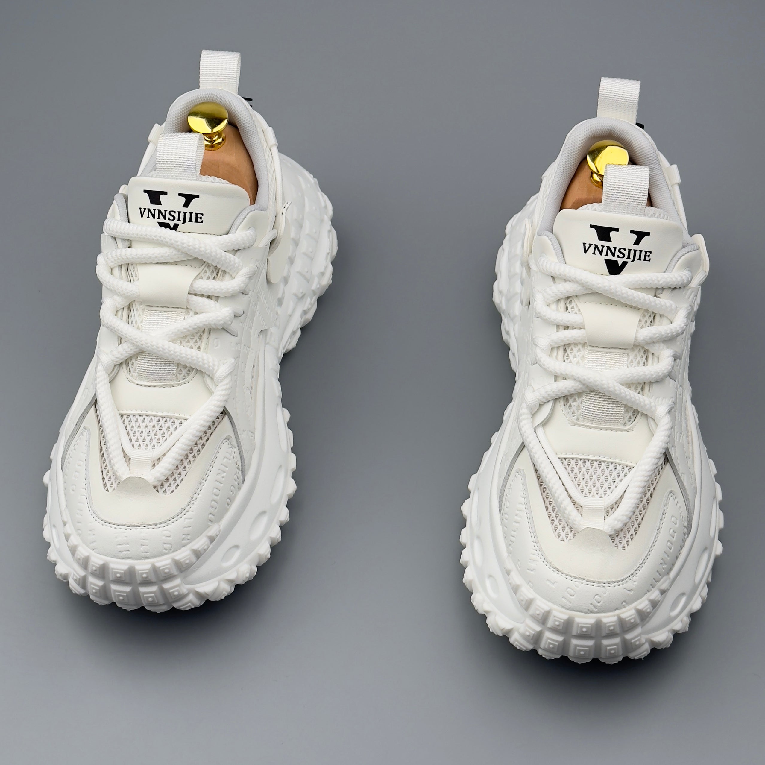 Hybriss SportWeave White– Sporty Dad Shoes