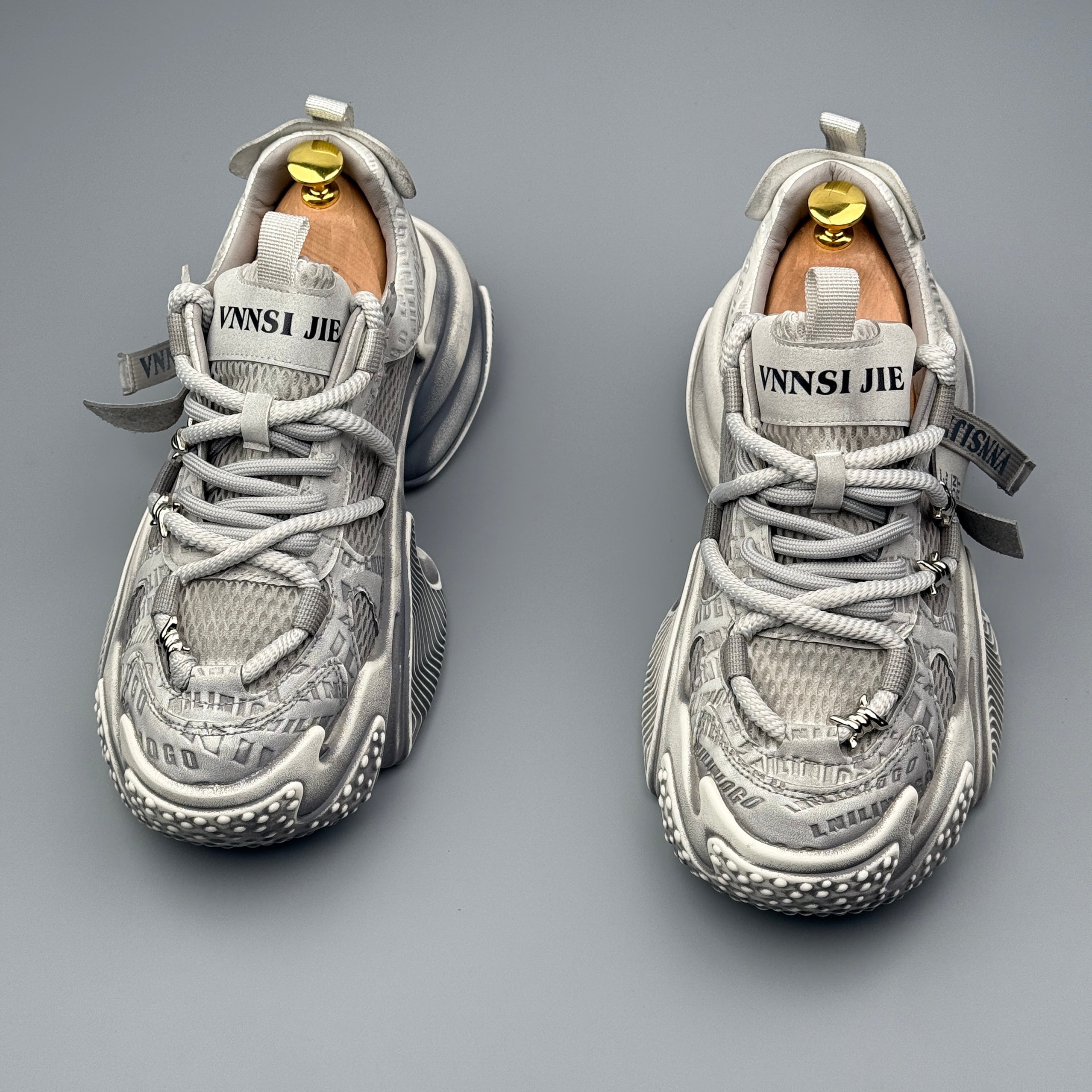 Hybriss WeaveRise Gray– Youth Dad Shoes