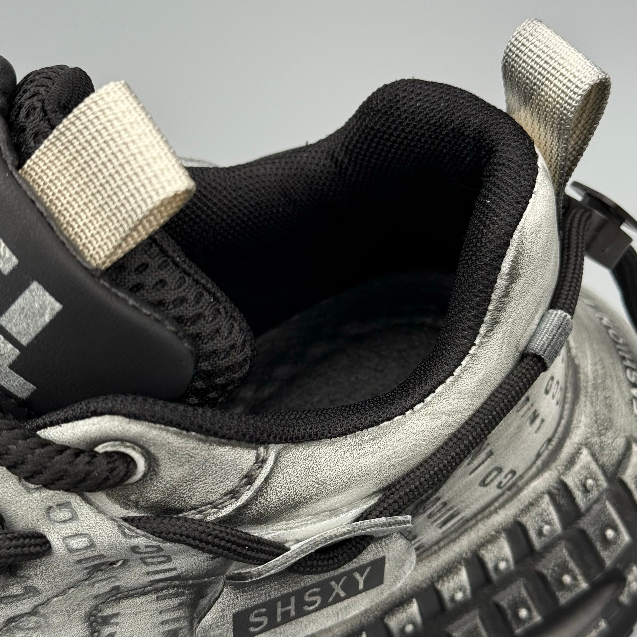 Hybriss DailyWeave Black– Retro Dad Shoes