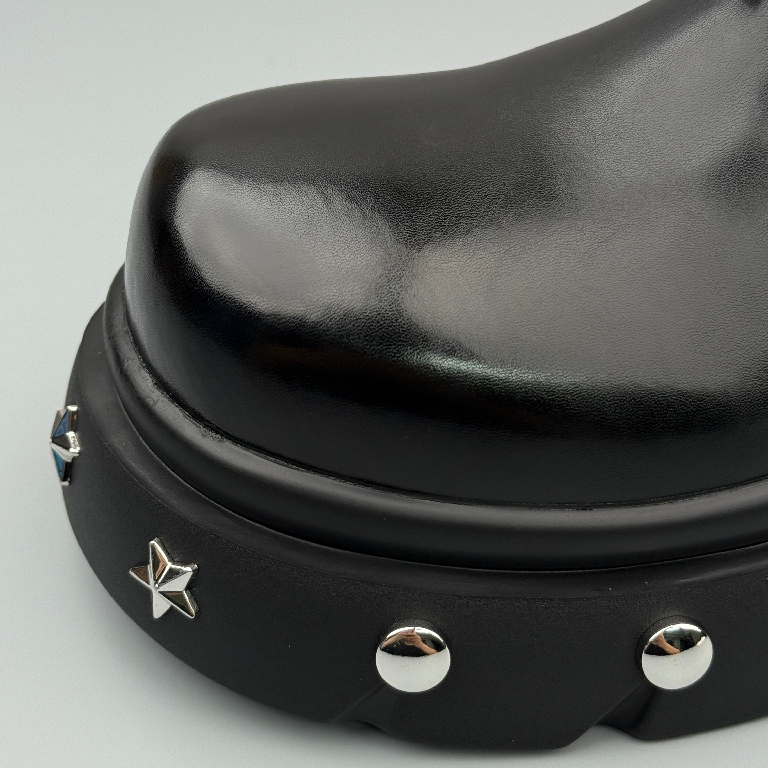 Hybriss Alloy Black– Youth Casual Leather Shoes