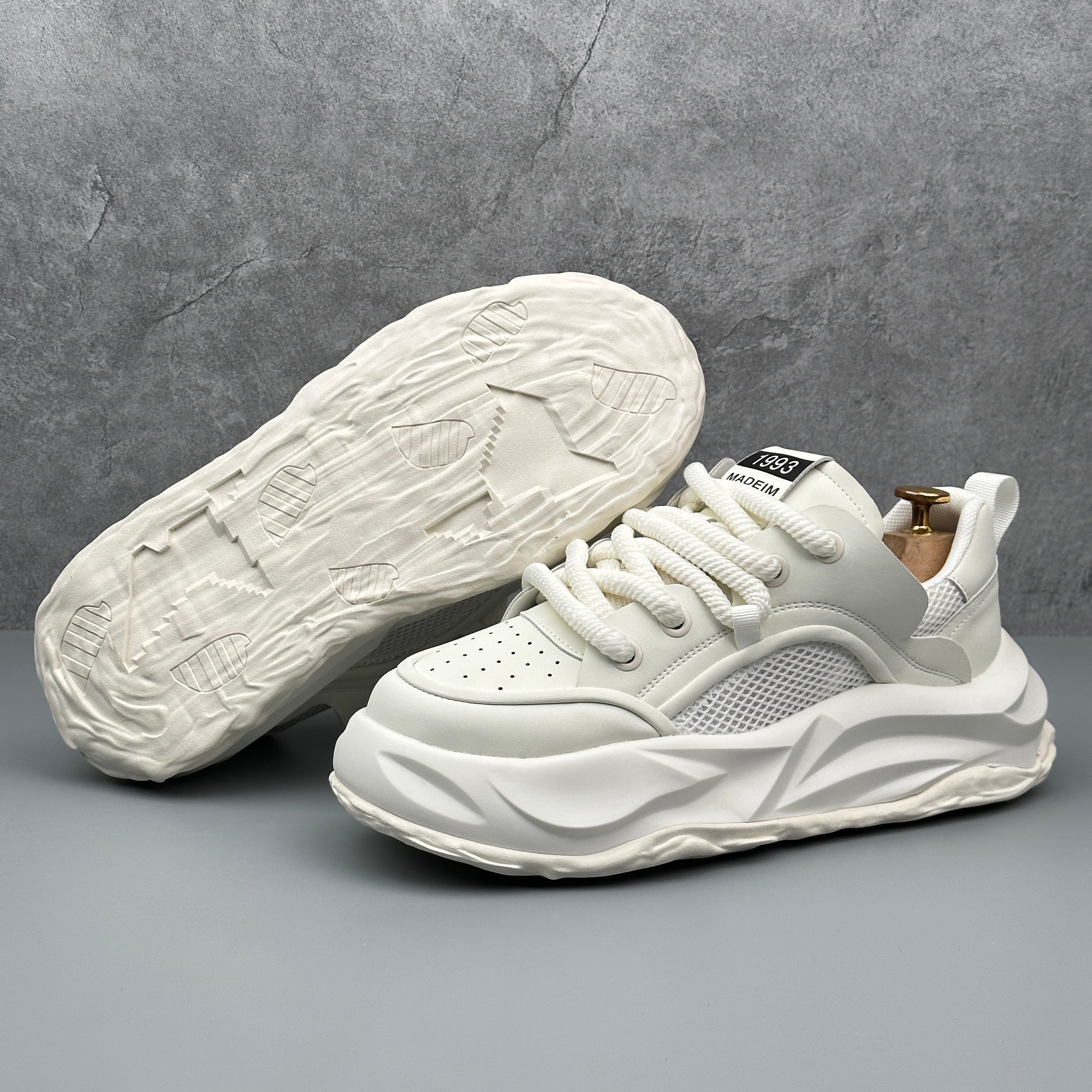 Hybriss PureStep  Off-White– Youth Trend White Shoes