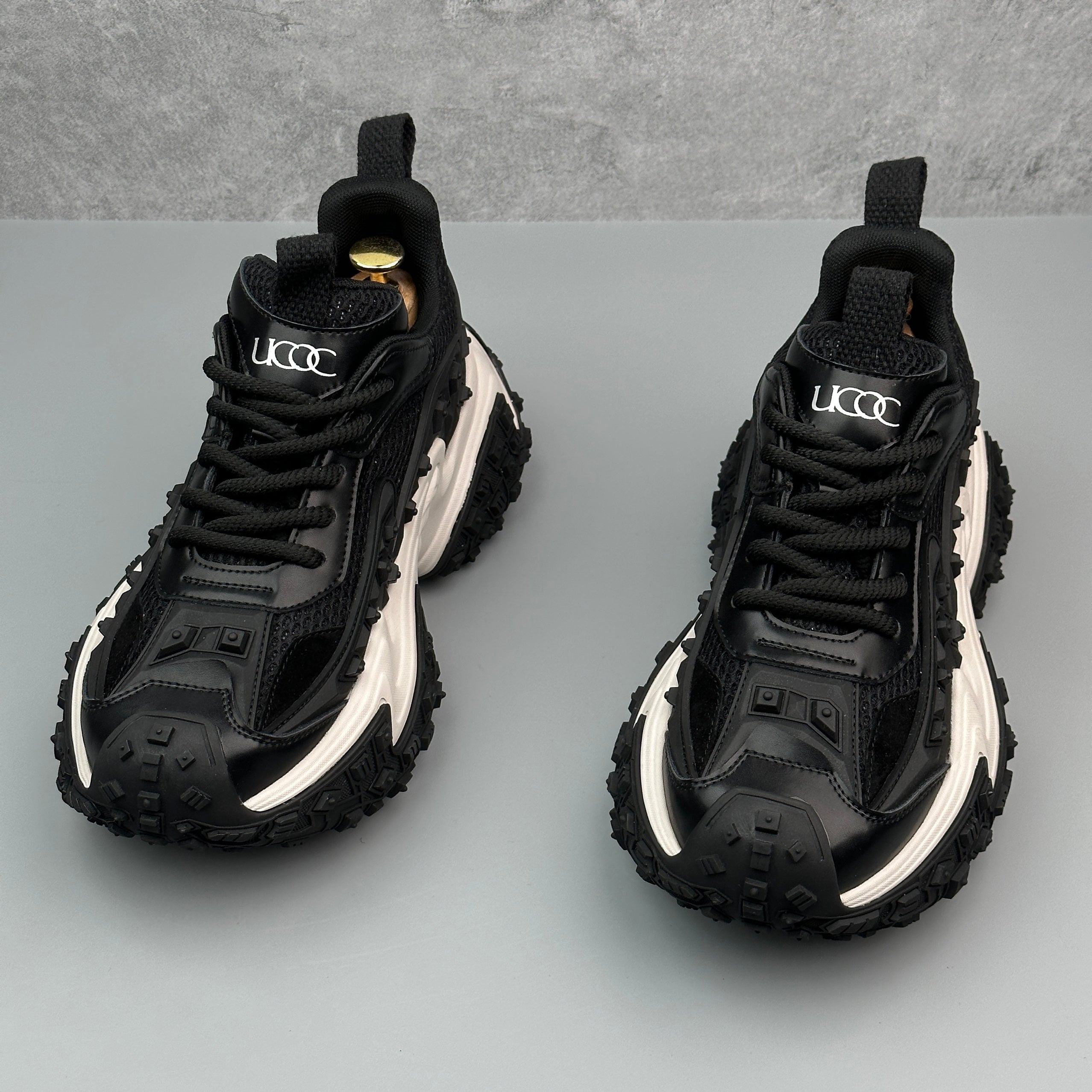 Hybriss Cabuncci GranuleX Black– Youth Dad Shoes