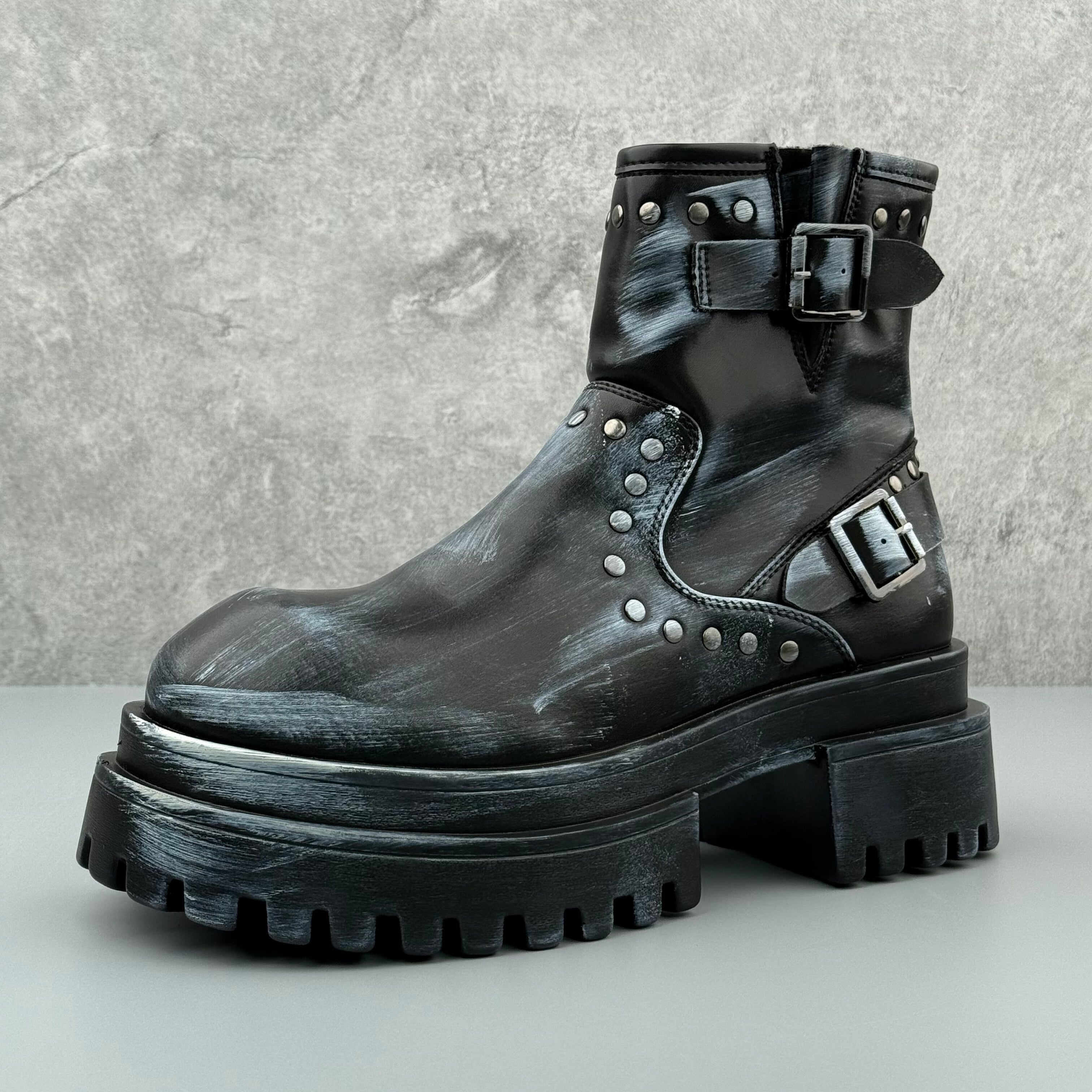 Hybriss Rebel– Punk Martin Boots