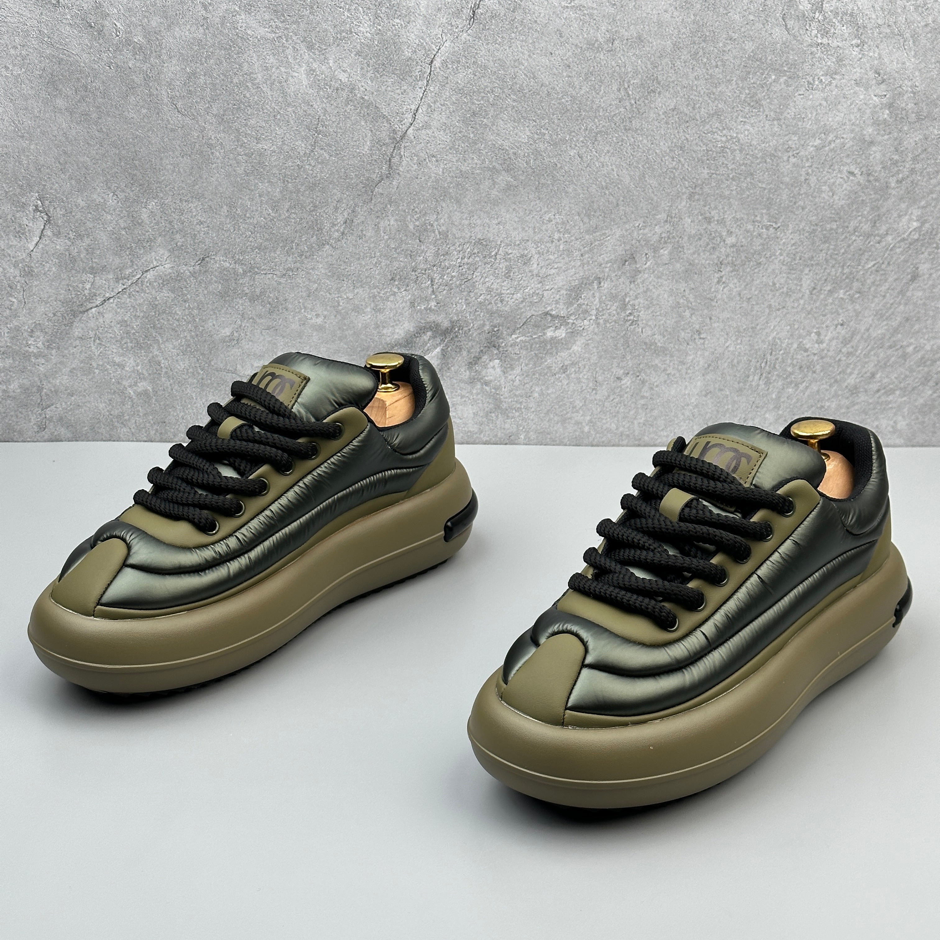 Hybriss Cabuncci WinterCore Dark Green– Youth Winter Dad Shoes