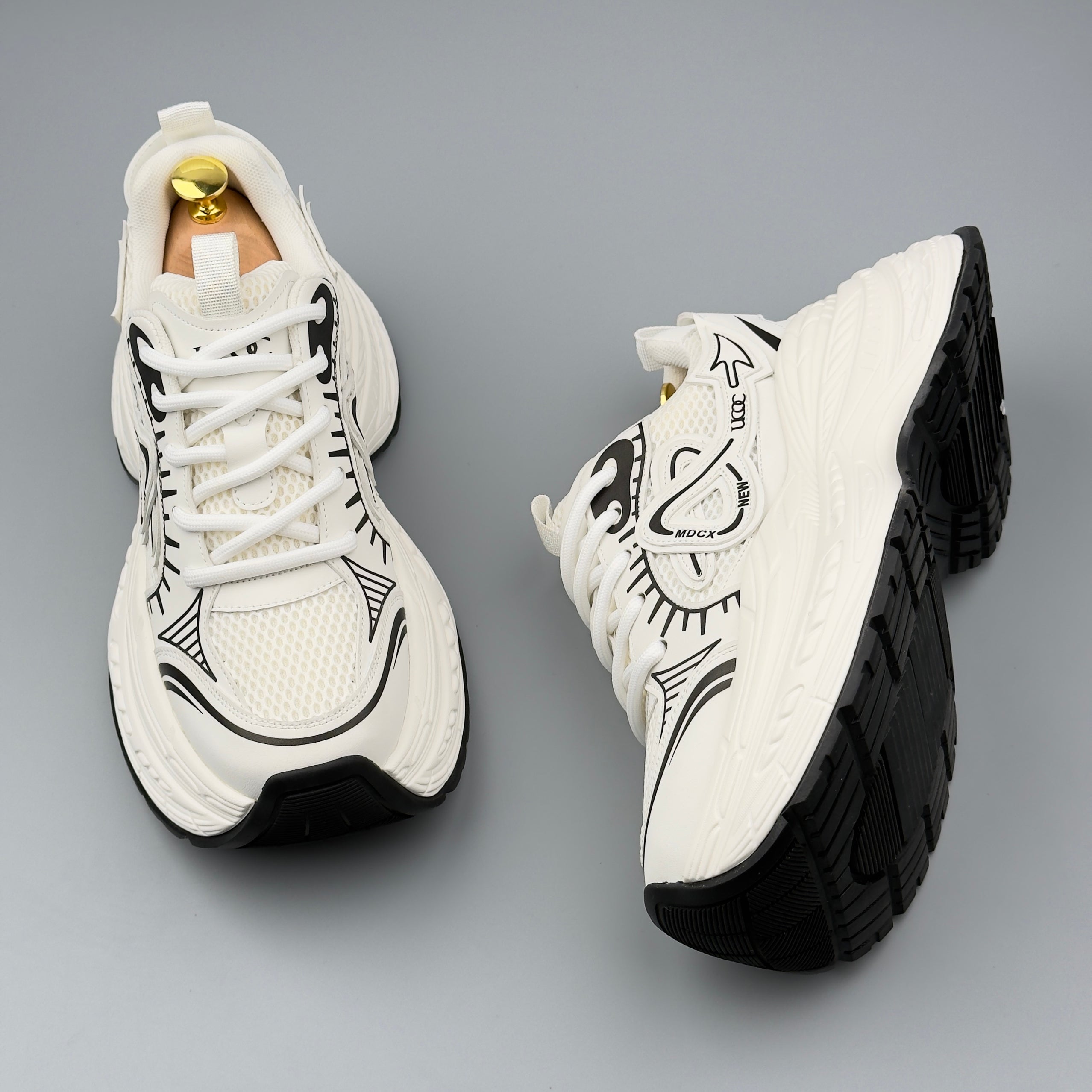 Hybriss UCoc PlainRise White– Youthful Dad Shoes