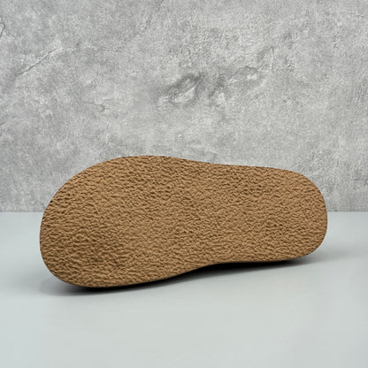 Hybriss Soft-Suede Buckled Platform Mule