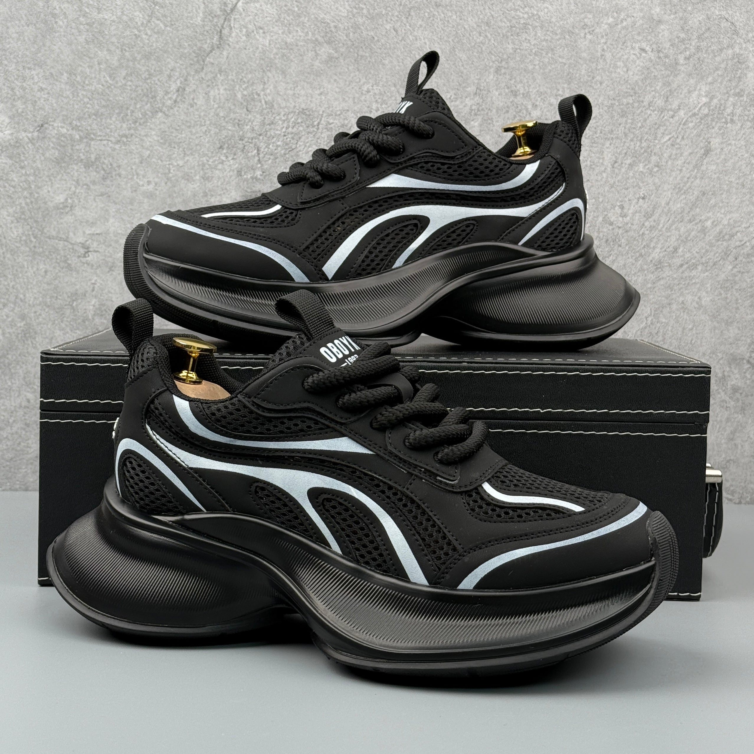 Hybriss UCOC EnerLift Black– Youth Dad Shoes