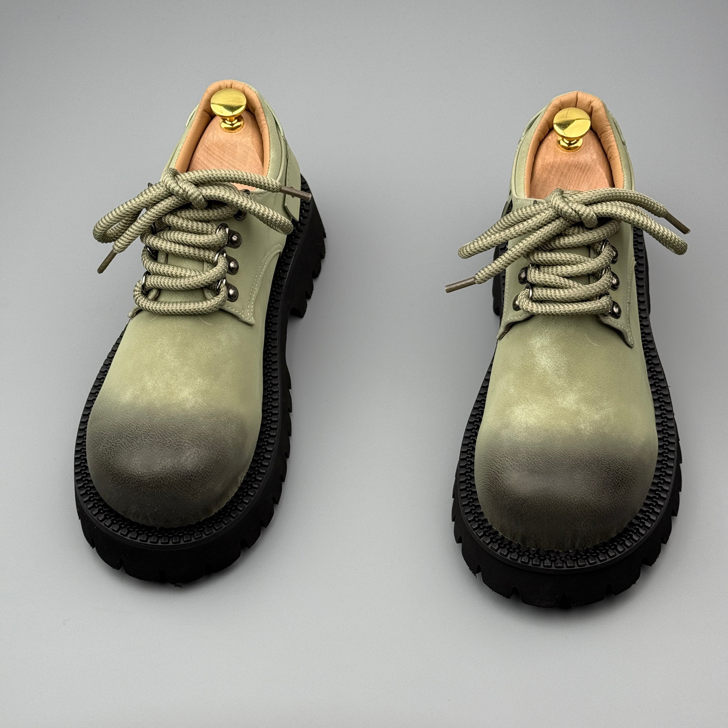 Hybriss Flux Green– Color Blocking Cargo Shoes
