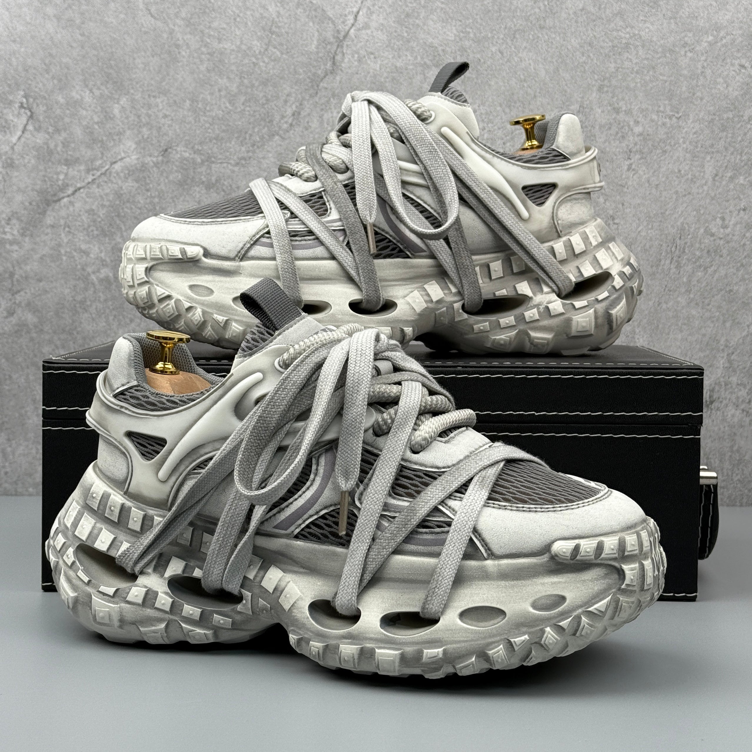 UCOC Vitalis Gray– Unisex Dad Shoes