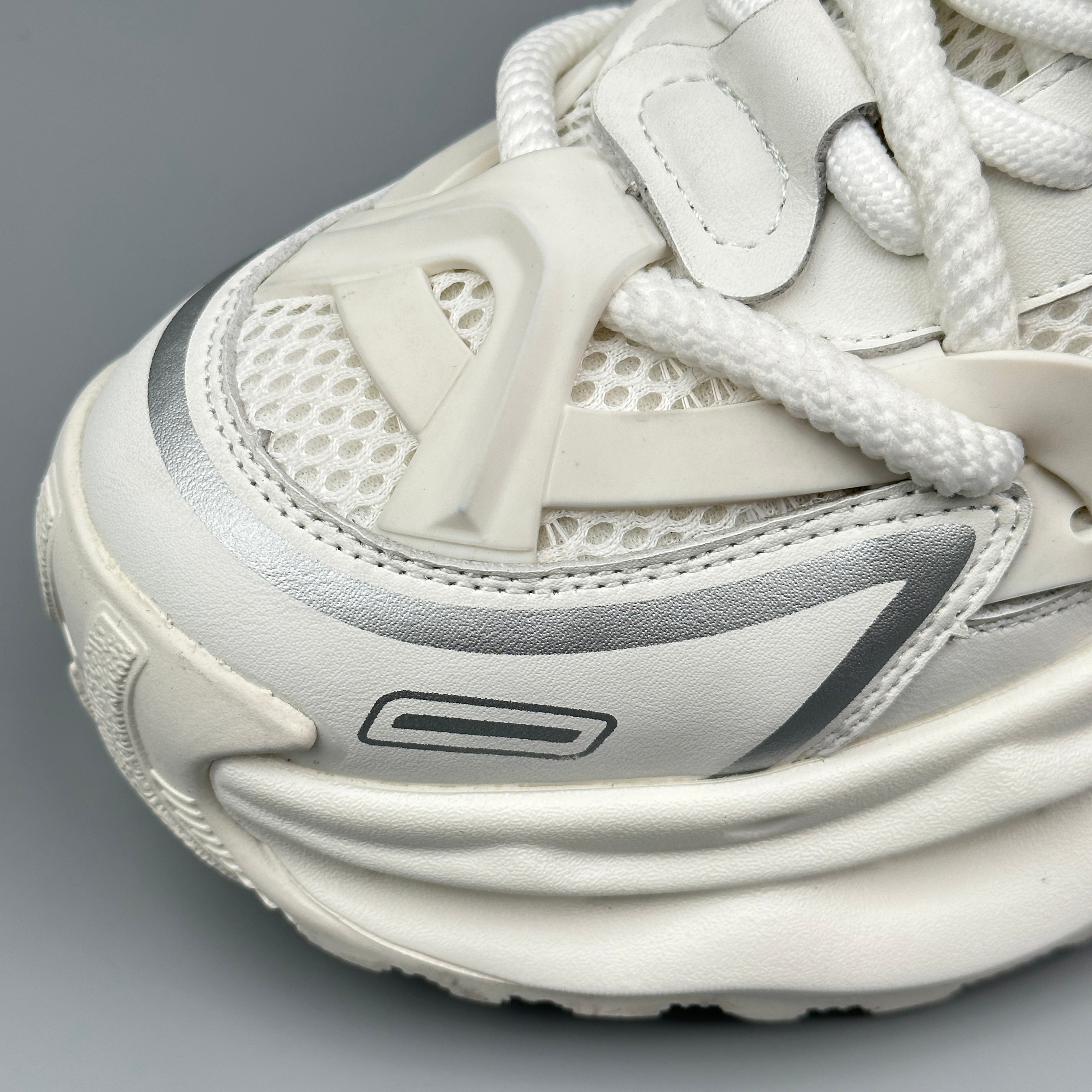 Hybriss Cabuncci WeaveCore Off-White– Youth Retro Dad Shoes