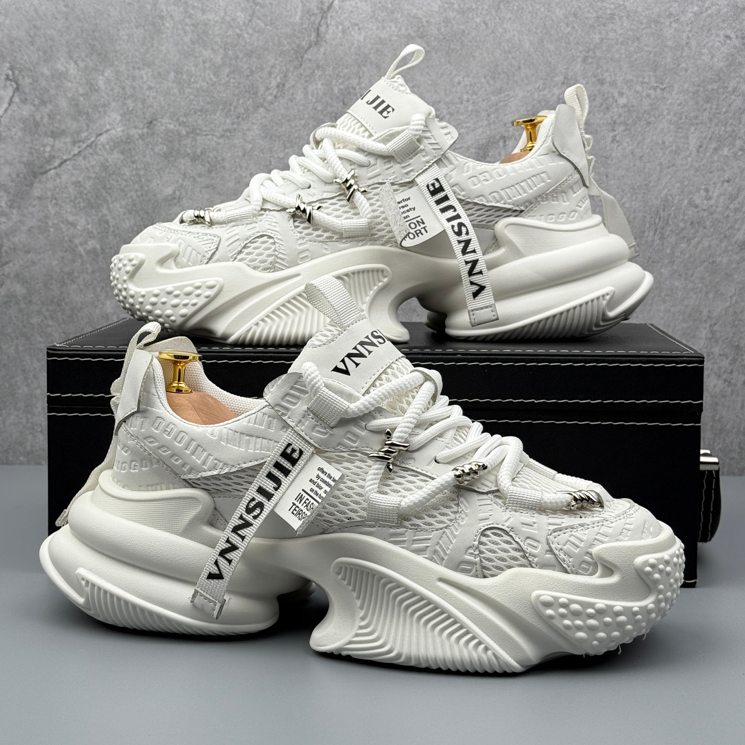 Hybriss WeaveRise White– Youth Dad Shoes