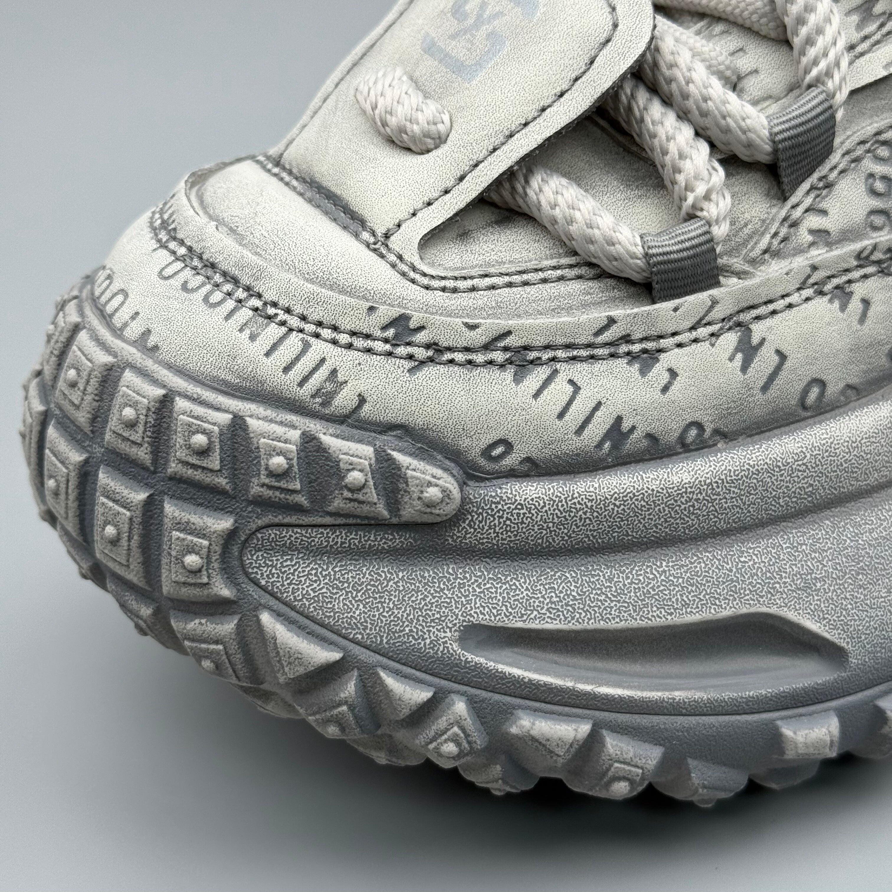 Hybriss CrossRetro White Gray– Retro Dad Shoes