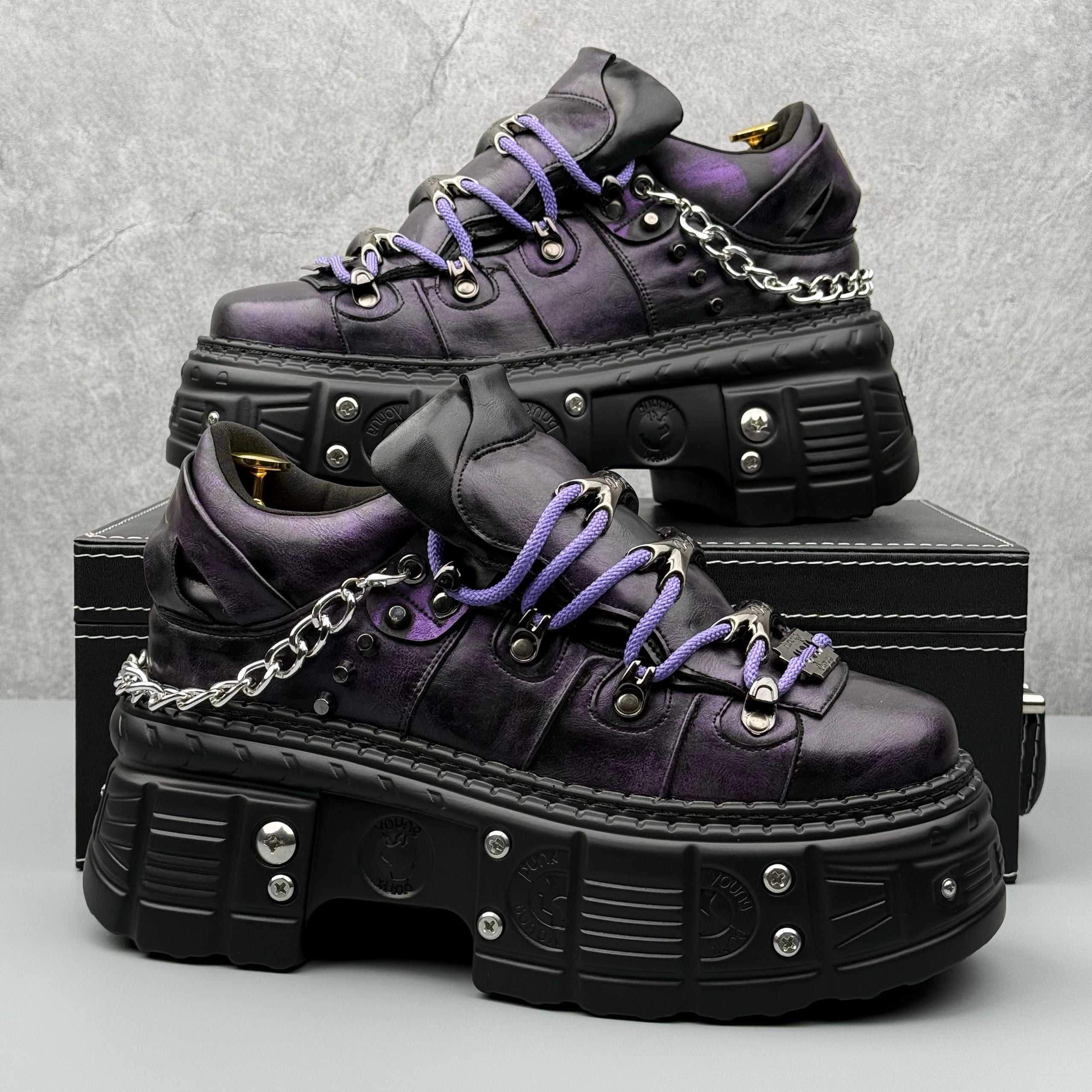 Hybriss Havoc Vintage Purple– Punk Daddy Shoes