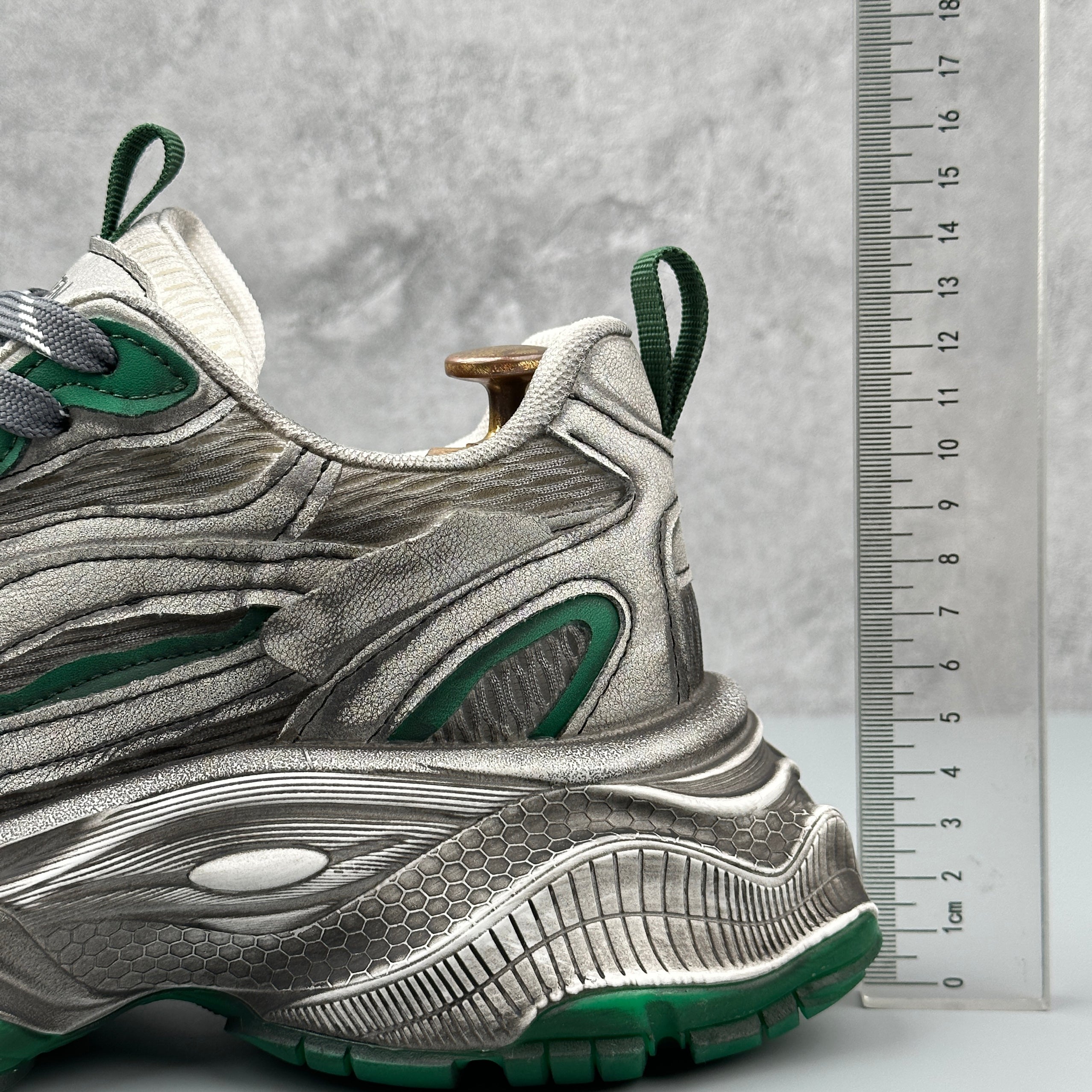 Hybriss RetroBreathe Green– Youth Retro Dad Shoes