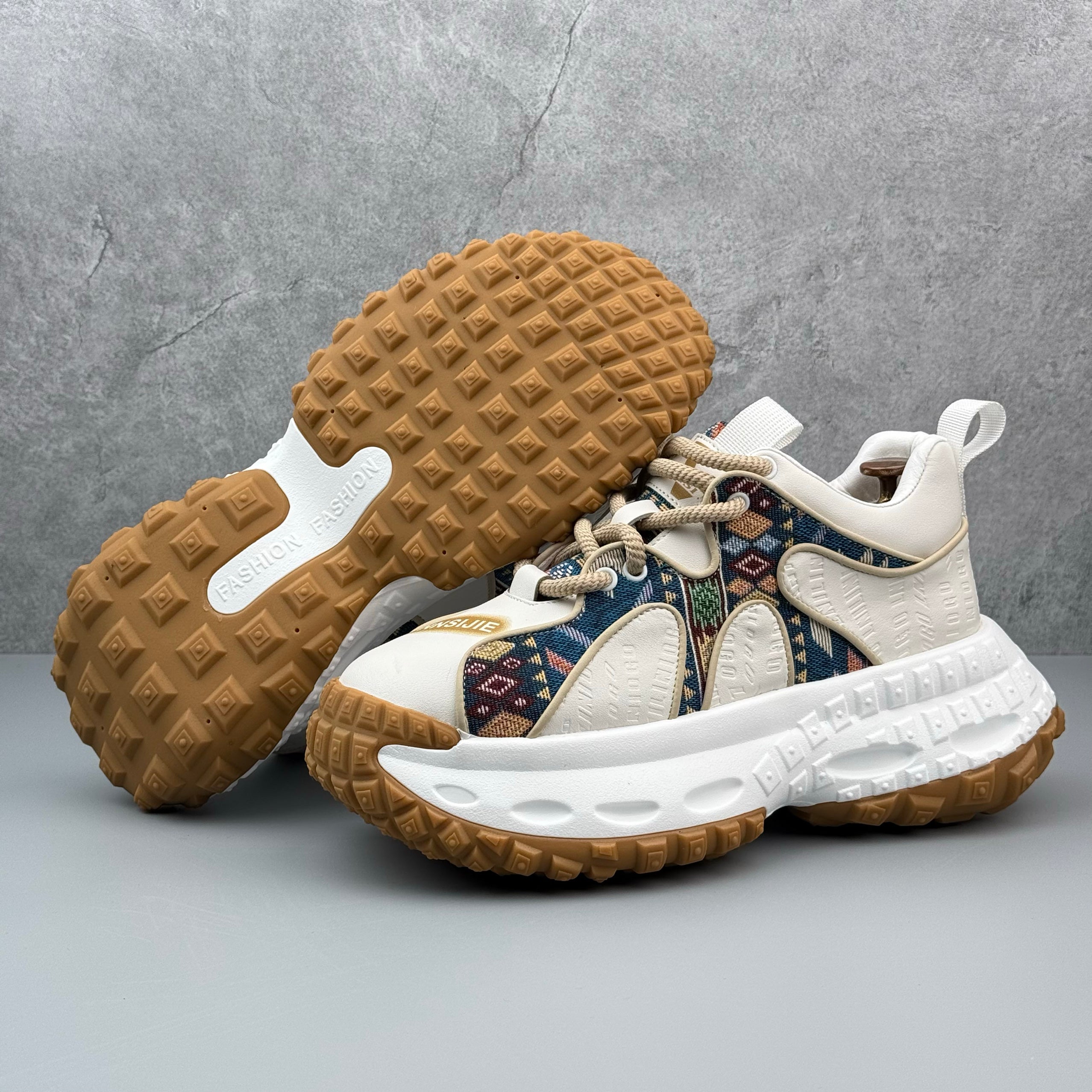 Hybriss Vnnsijie OrchidRise Bailan– Youth Casual Dad Shoes