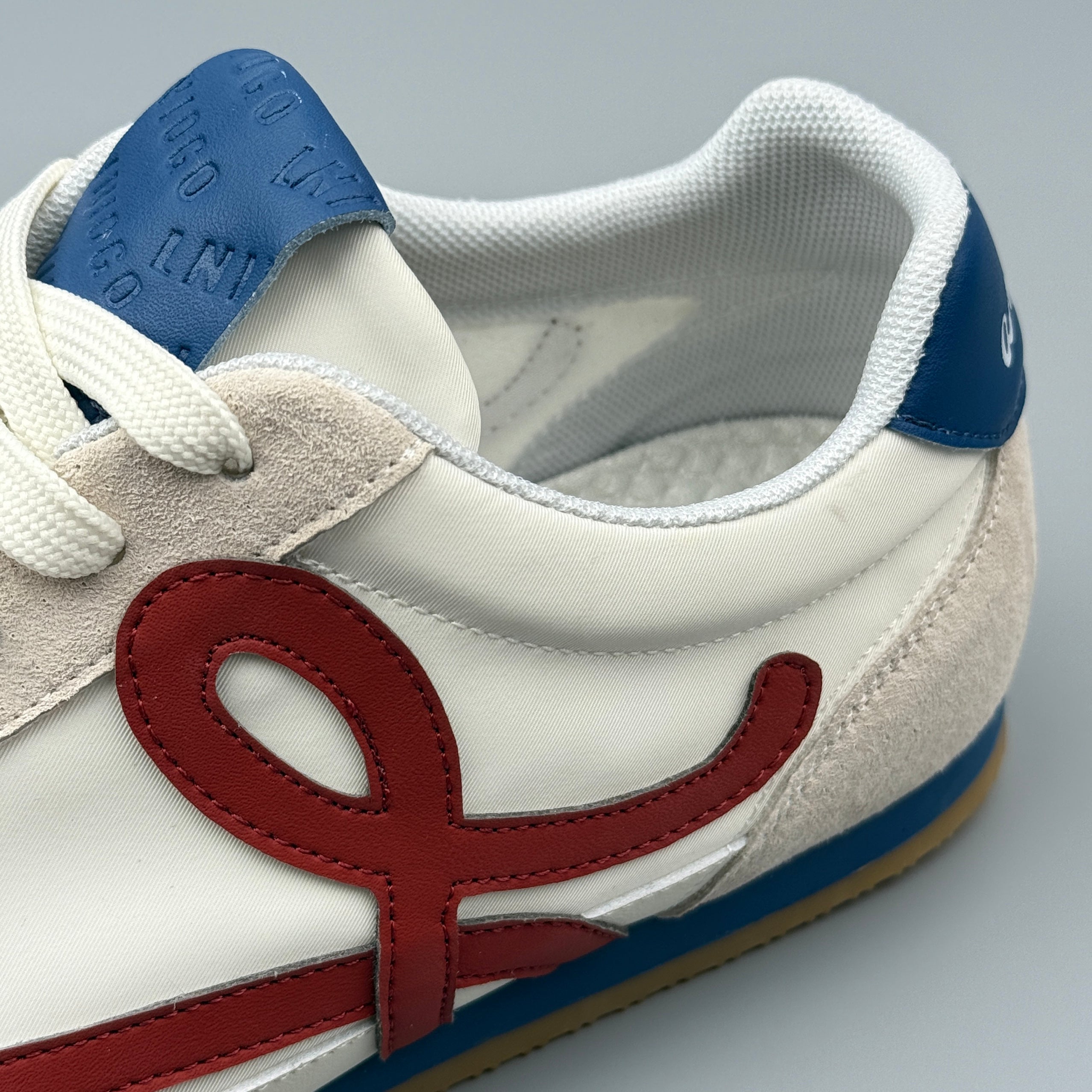 Hybriss LightCore Blue Red– Leichte Stoff‑Sneaker