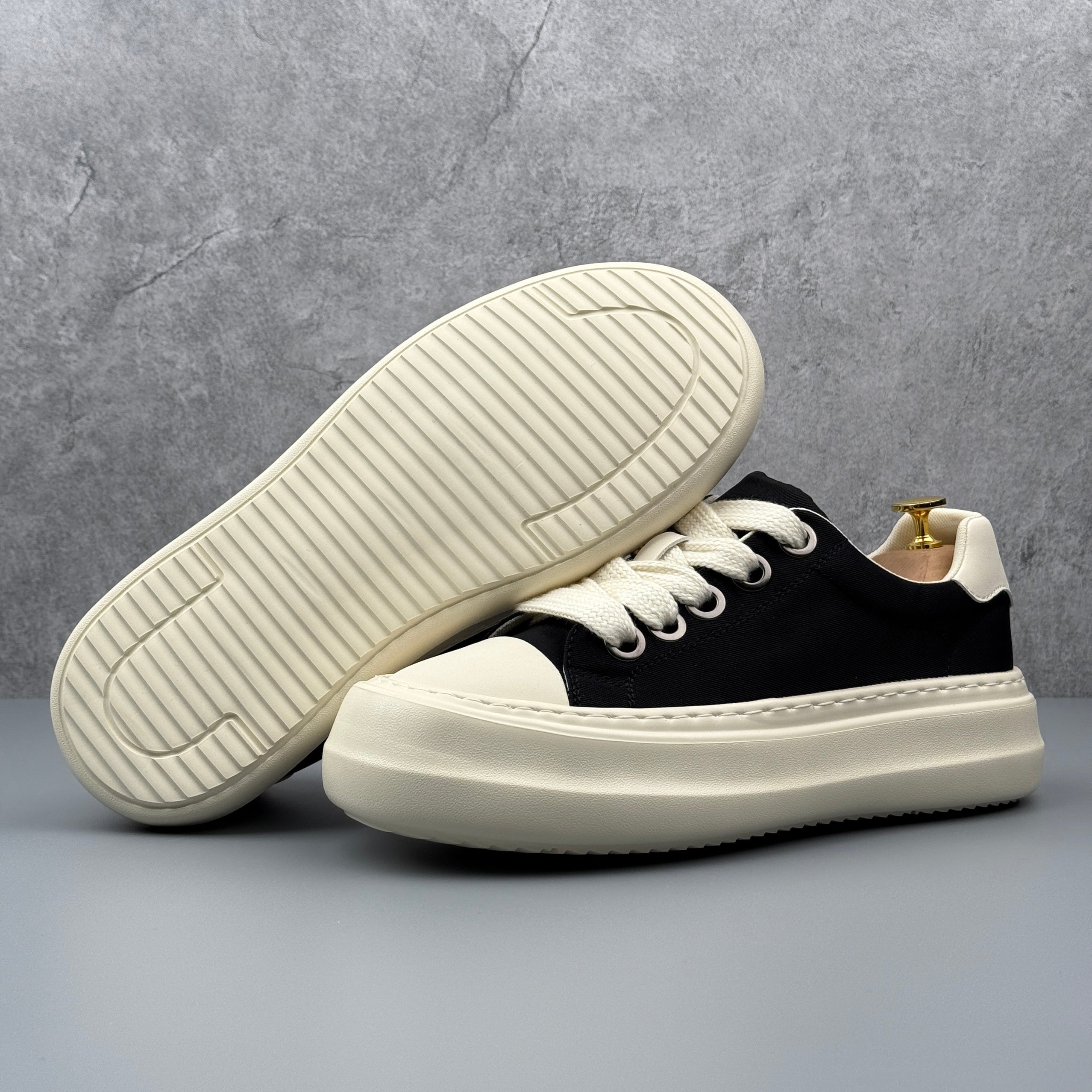 Hybriss LeisureCore Black– Stoff Sommer-Sneakers