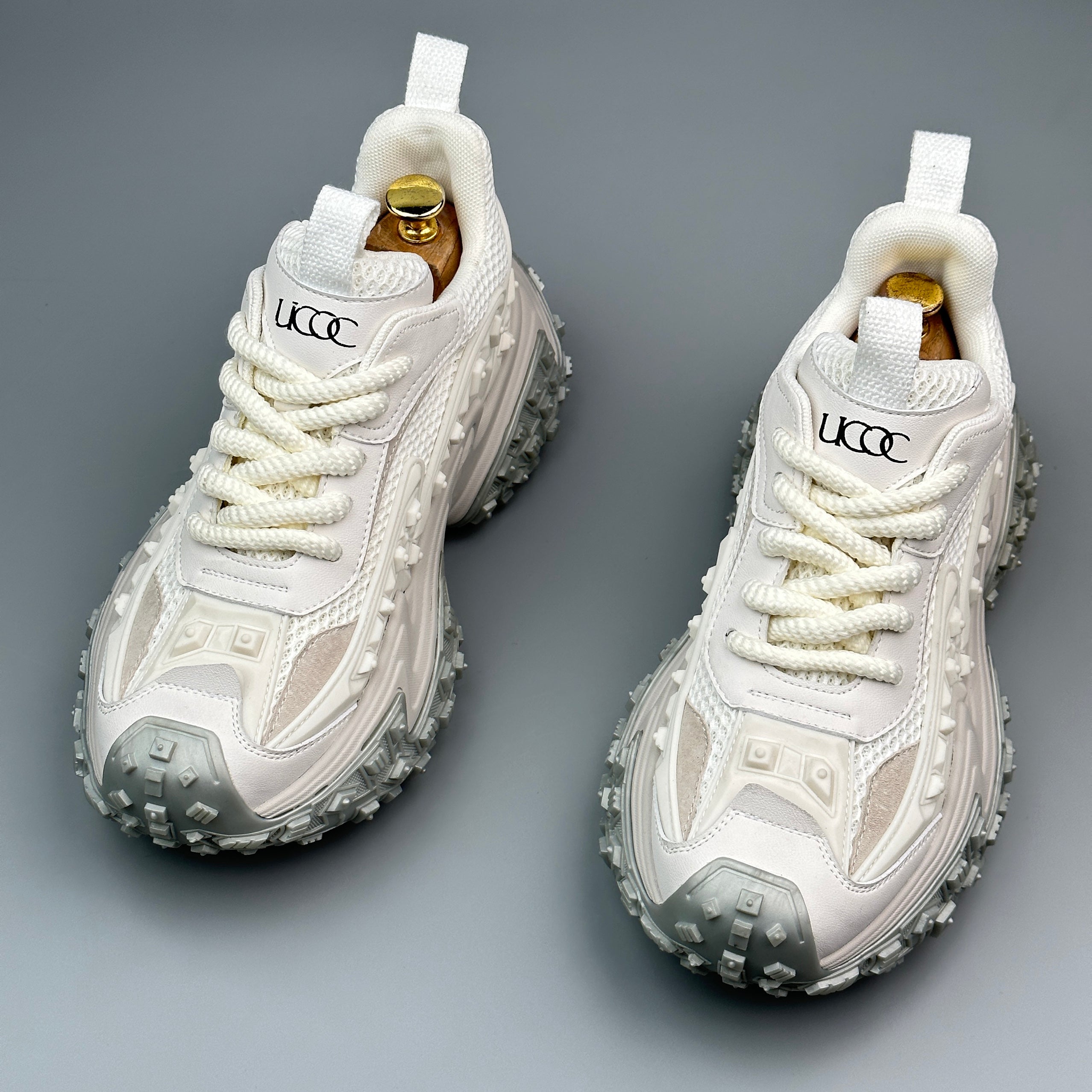 Hybriss Cabuncci GranuleX White– Youth Dad Shoes