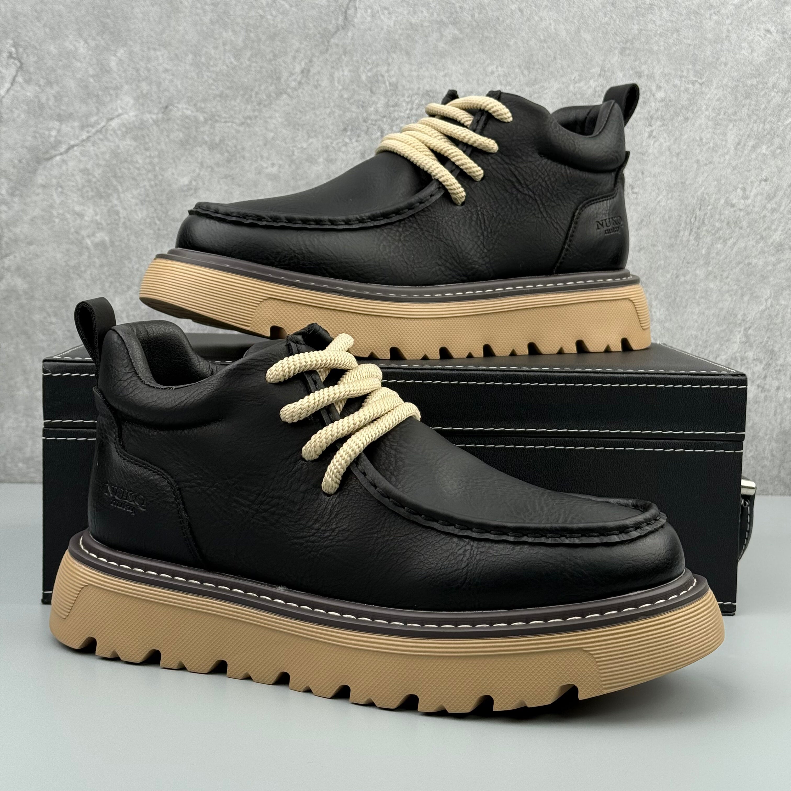 Hybriss CoreMartin Black– Short‑Tube Martin Boots