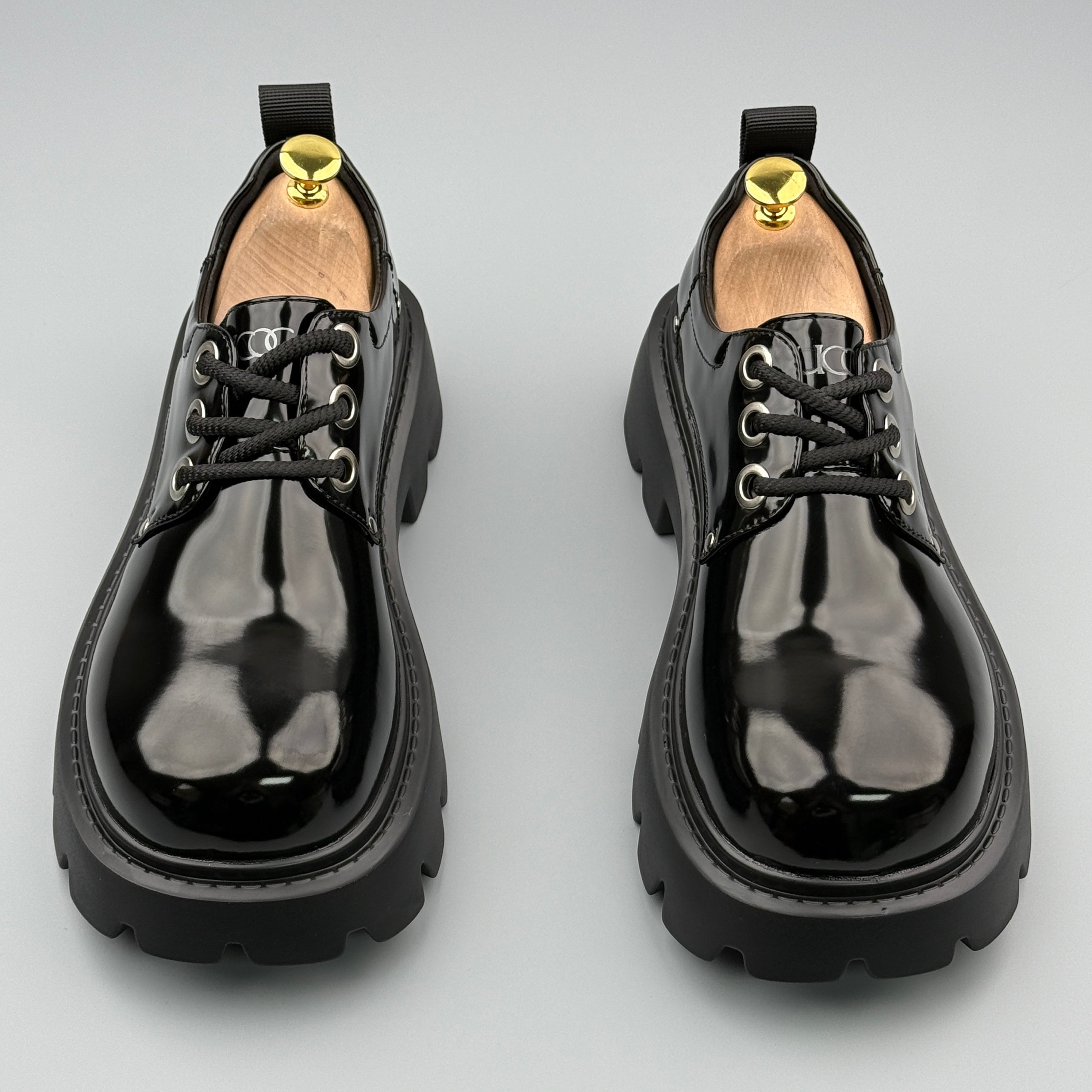 Hybriss Britannia Black– British Casual Leather Shoes