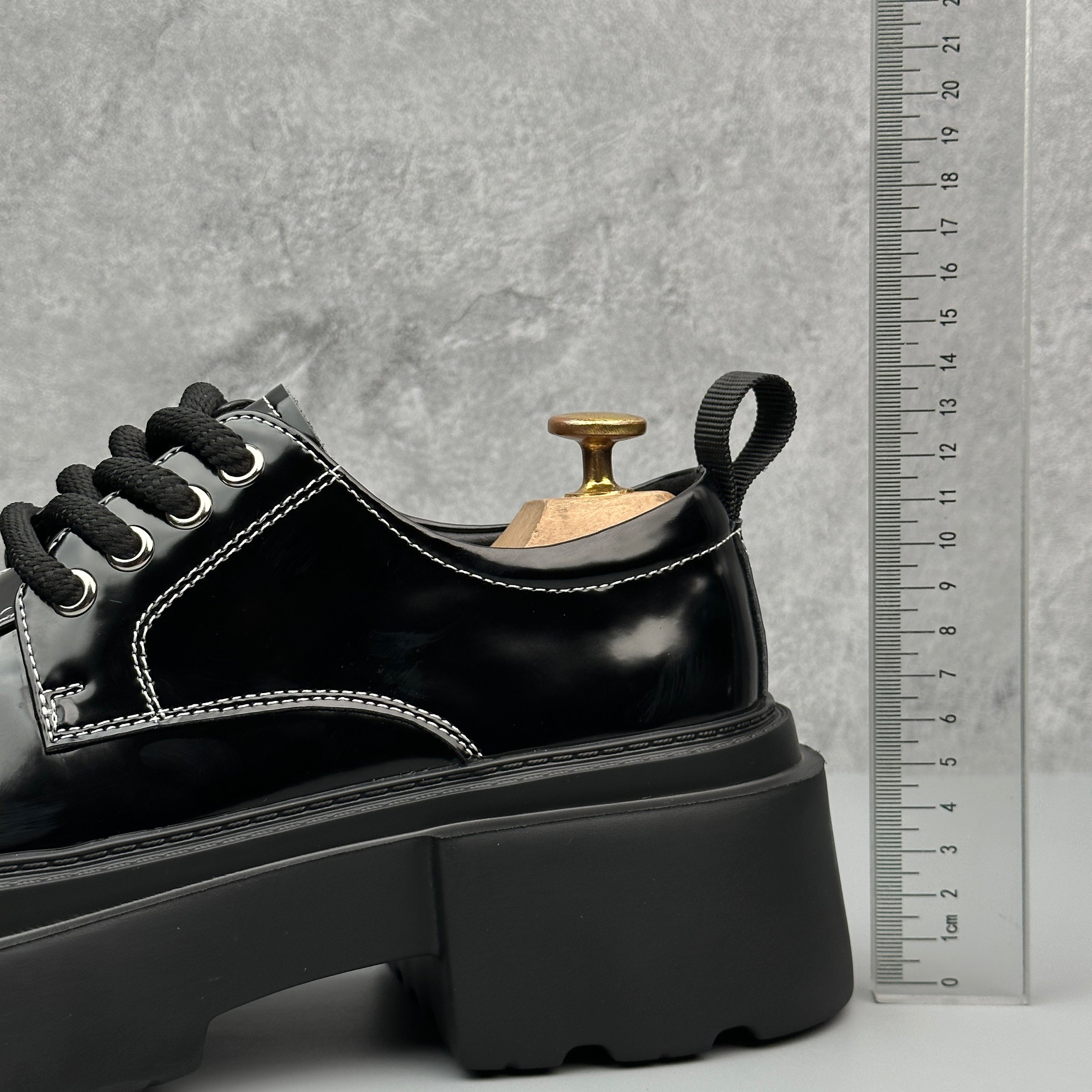 Hybriss Cabuncci Core Black (lace-up style)– Casual Leather Shoes