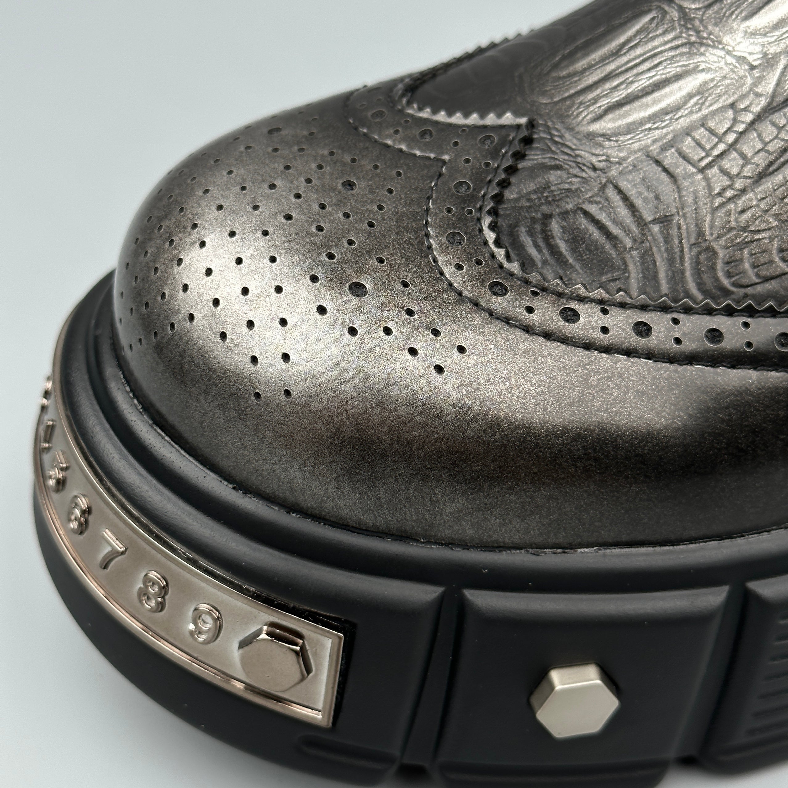 Hybriss Relic Vintage silver– Punk Martin Boots