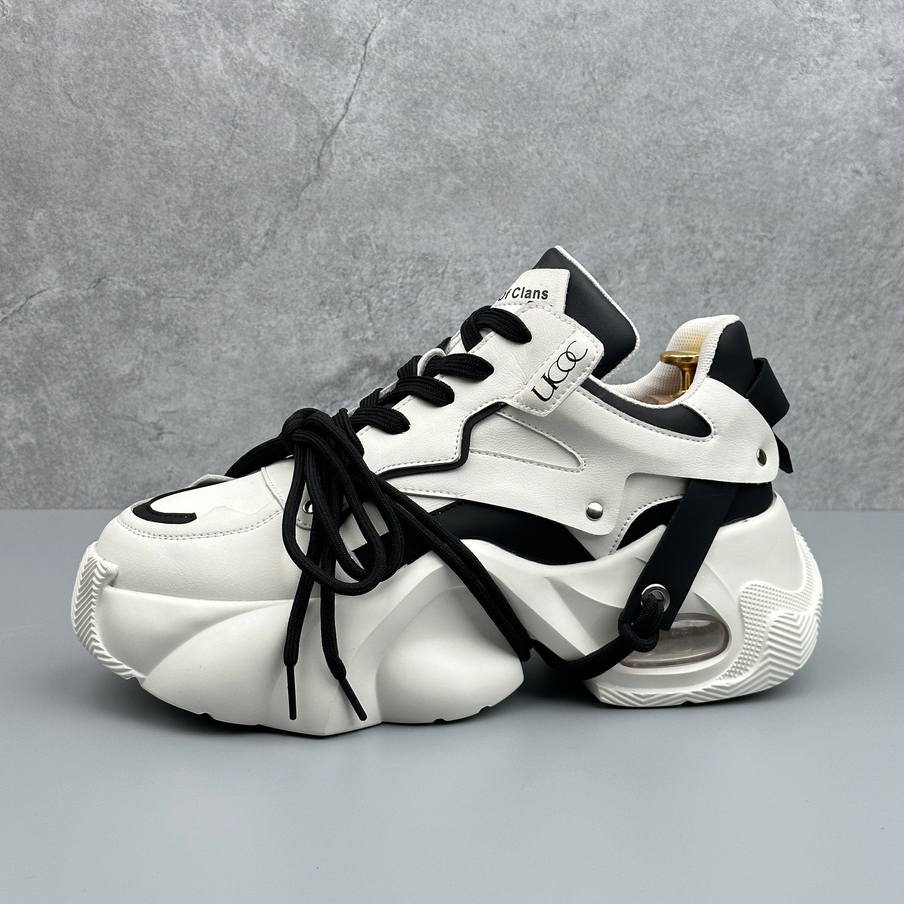 Hybriss Cabuncci MidRise White– Youth Dad Shoes