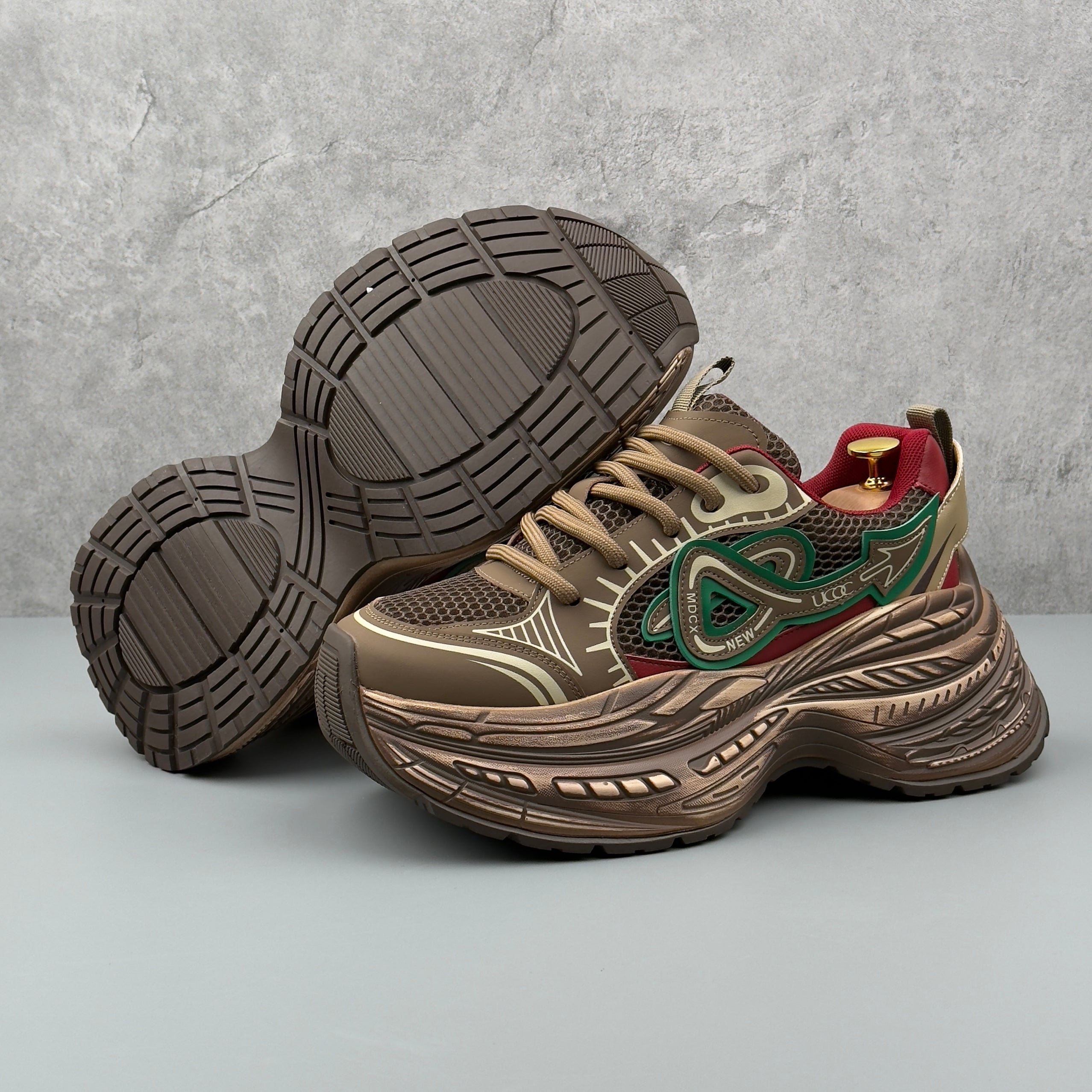 Hybriss UCoc PlainRise Brown– Youthful Dad Shoes