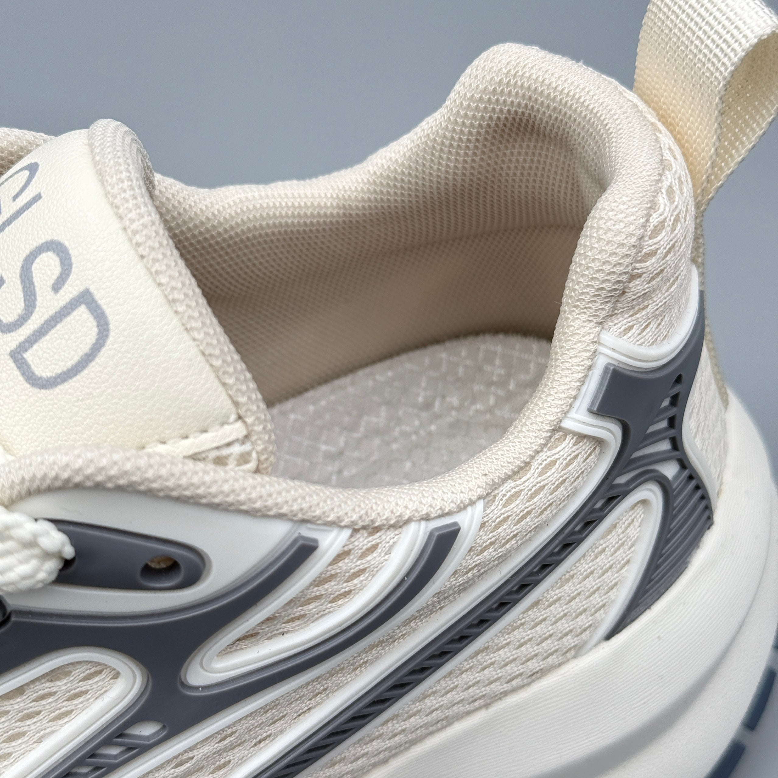 Hybriss SportPlain White Gray– Sporty Dad Shoes