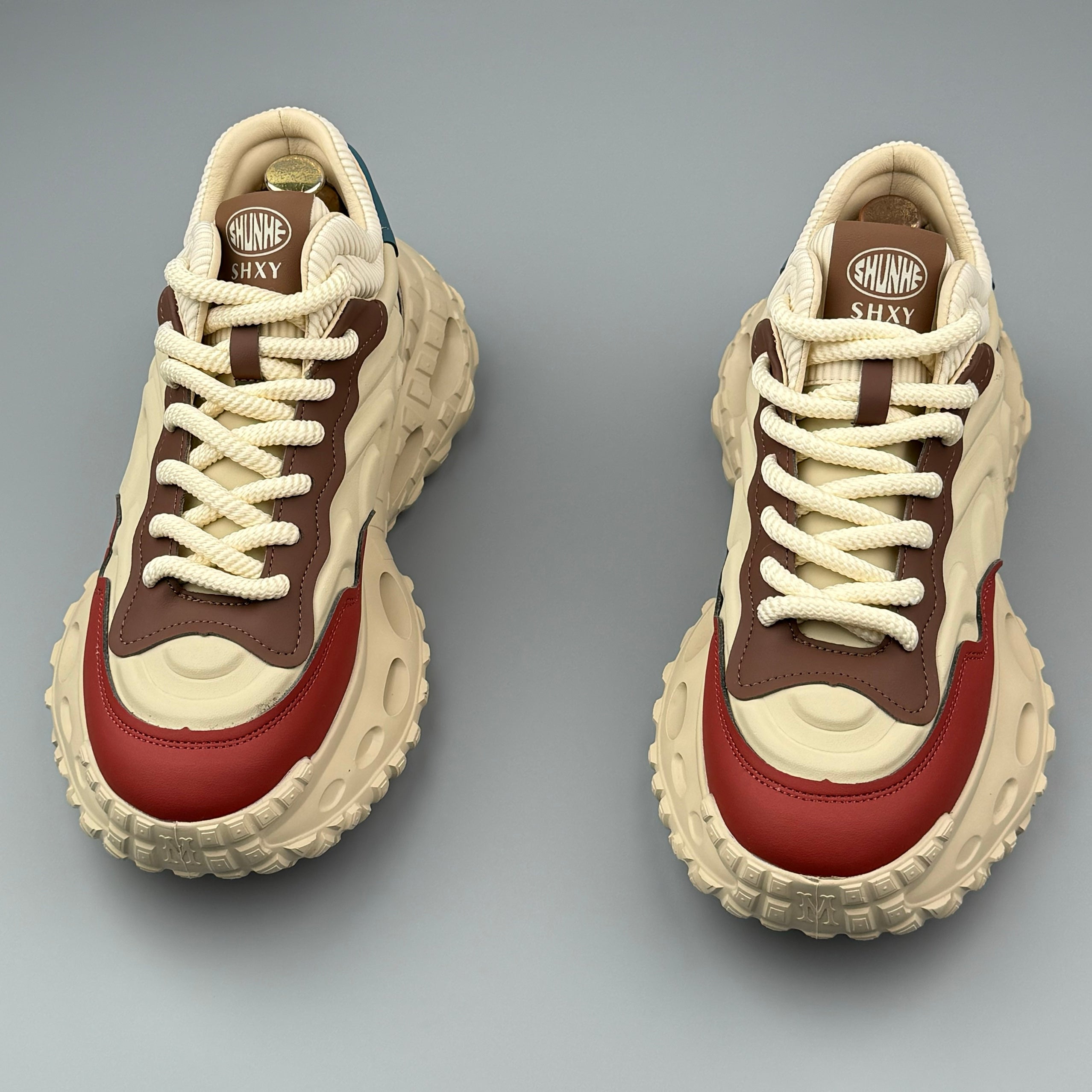 Hybriss PlainMilan Rice Red– Dad Shoes