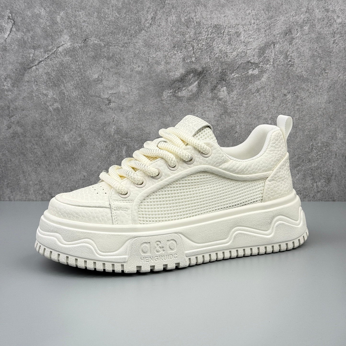 Hybriss Urban Wave Chunky Platform Court Sneaker
