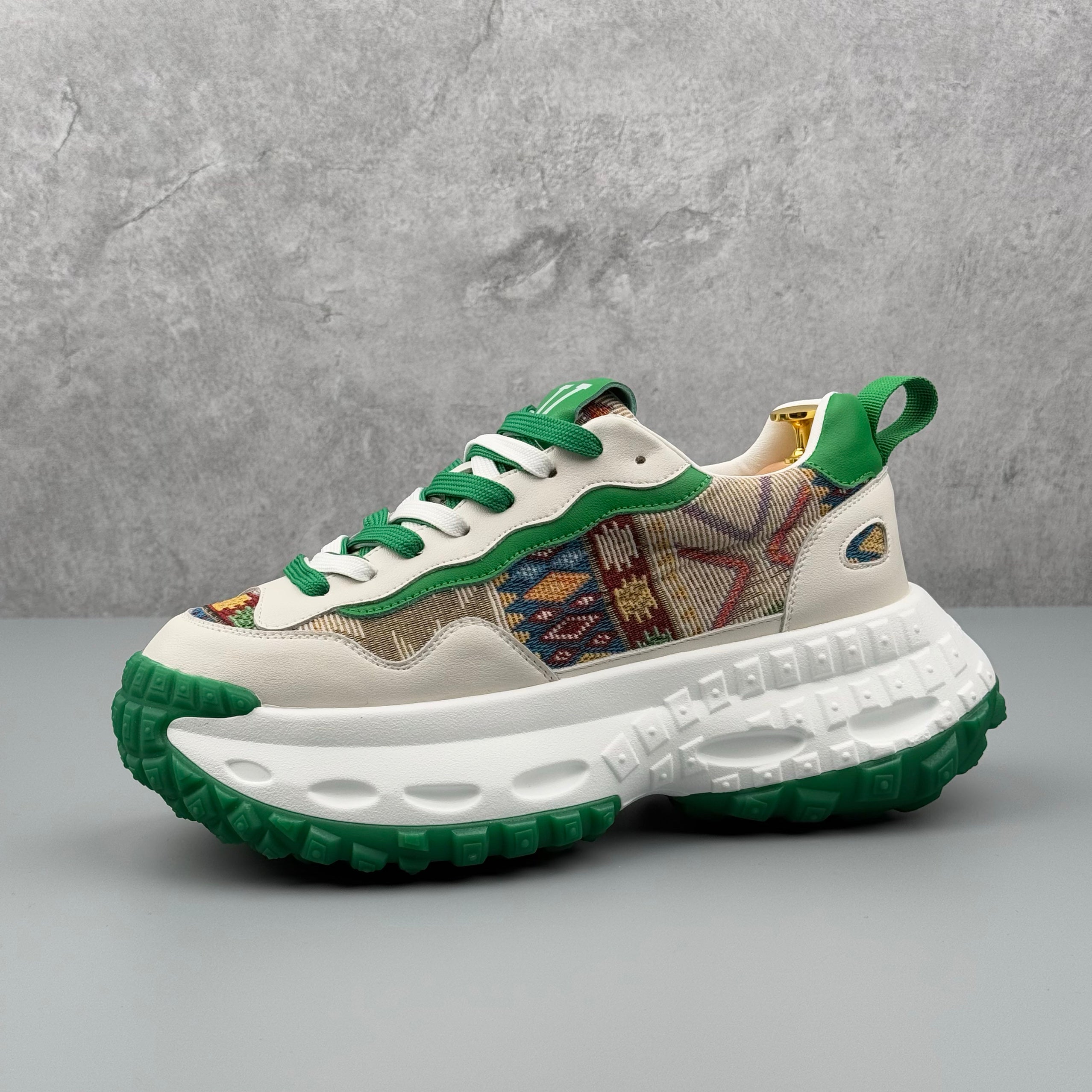 Hybriss EmbroLift Green– Youth Dad Shoes