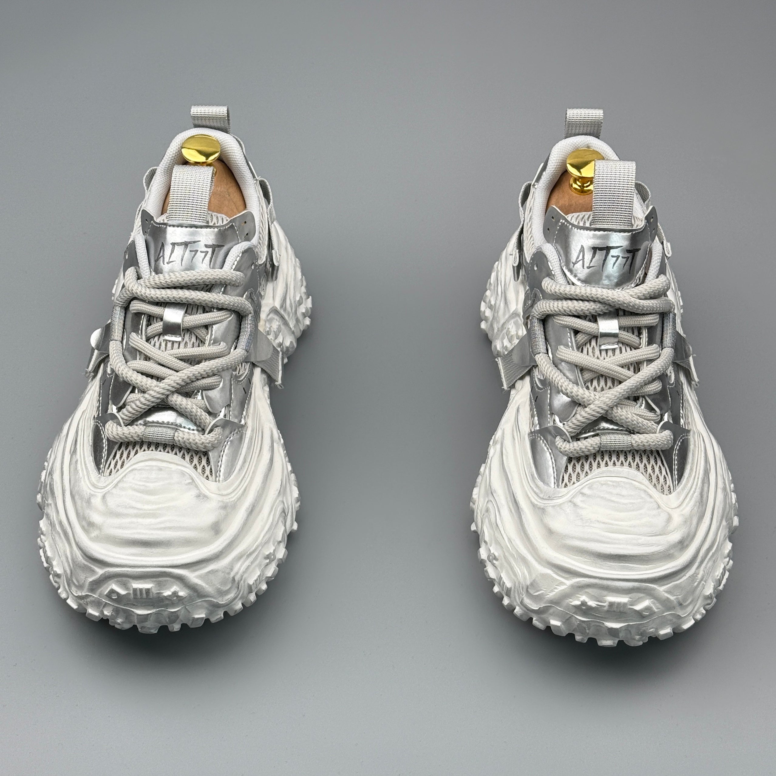 Hybriss DailyPlain Gray– Retro Dad Shoes