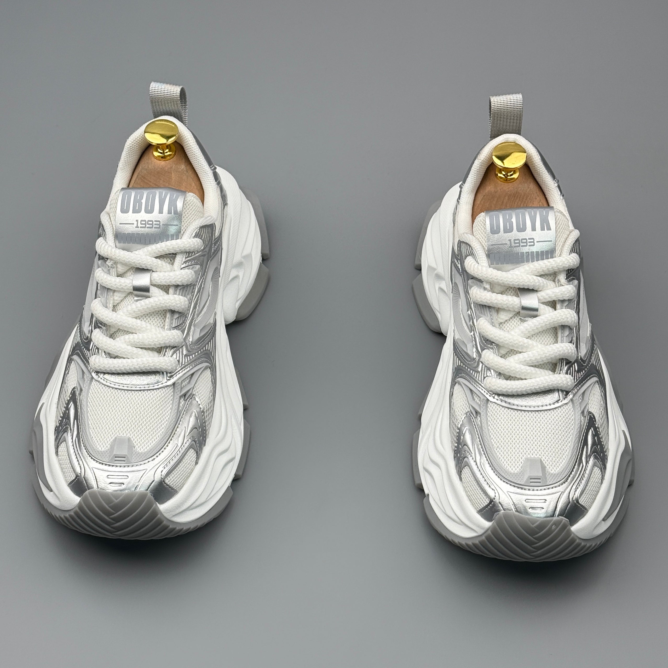 Hybriss ColorMatch – Mixed‑Material Dad Shoes