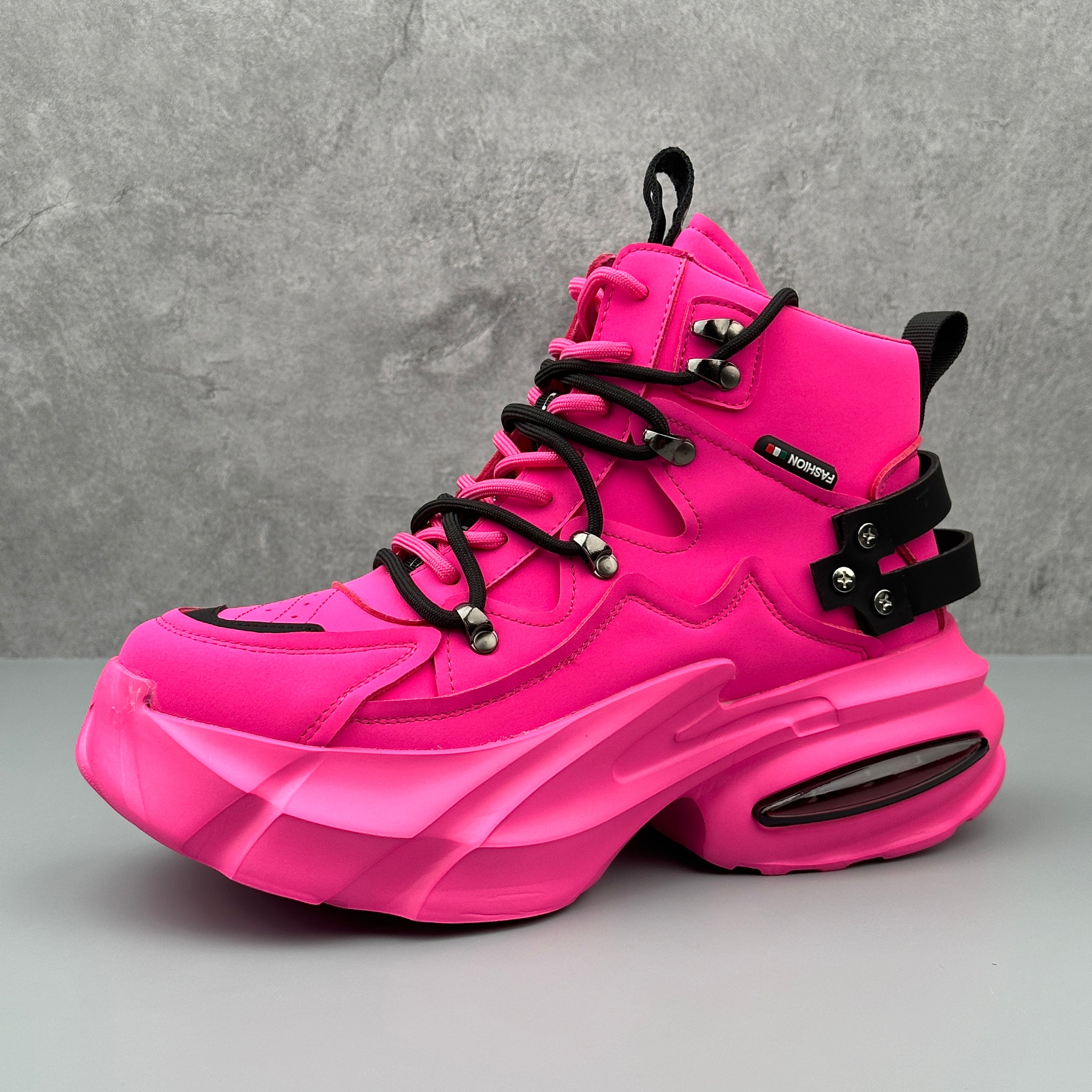 Hybriss Prism– Color Blocking Cargo Boots