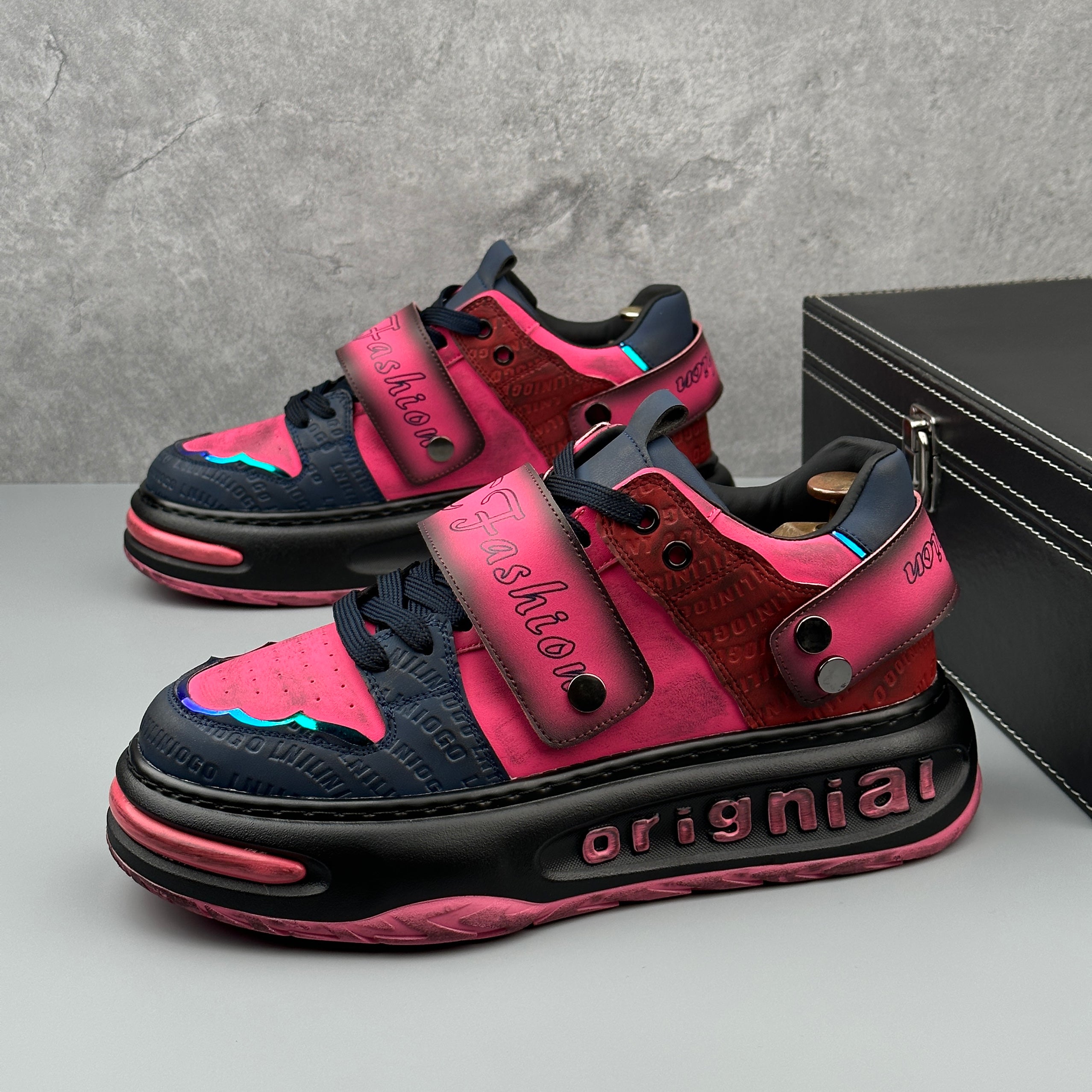 Hybriss CarveCore – Mikrofaserleder Sneakers