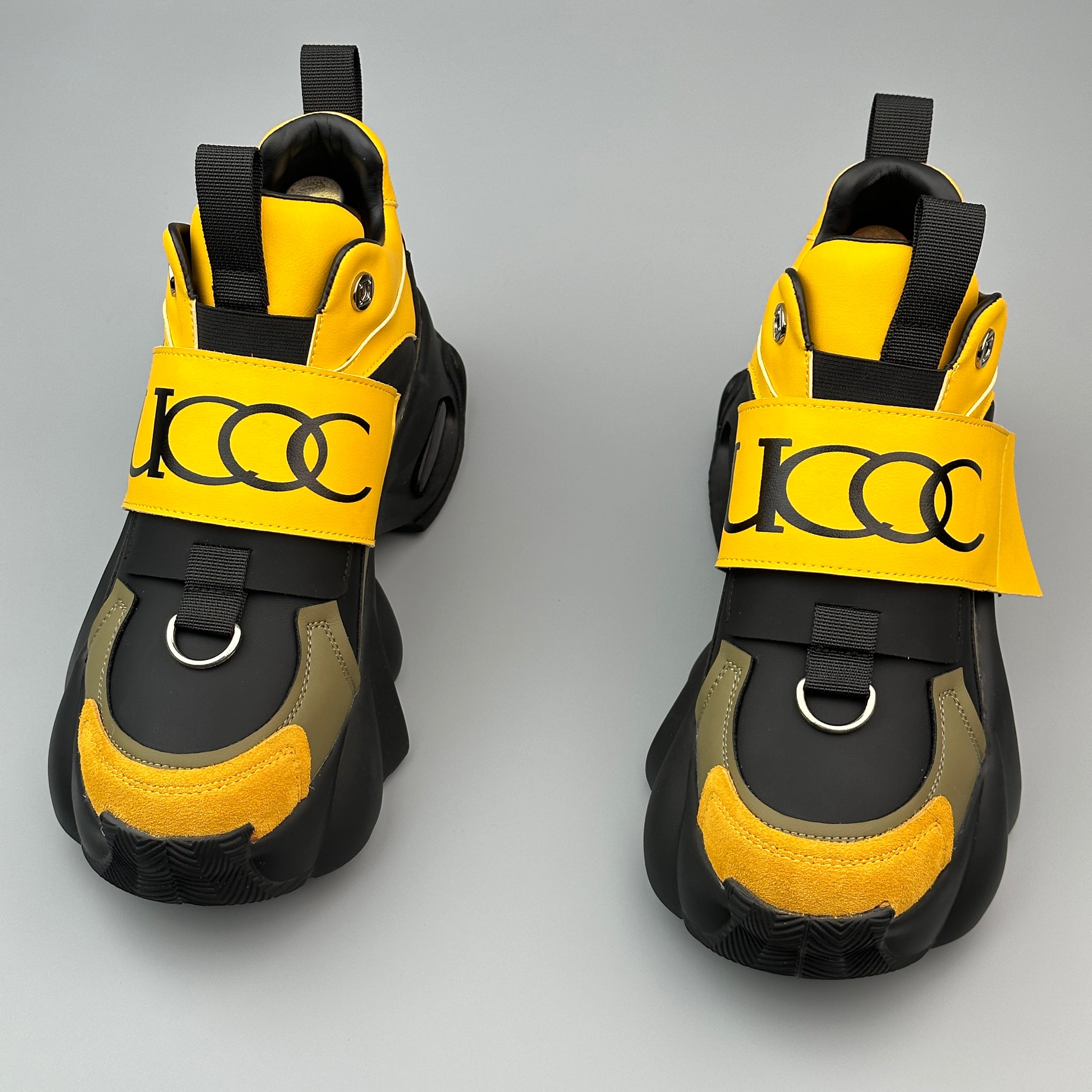 Hybriss MetalCore Black Yellow– Youth Winter Dad Shoes