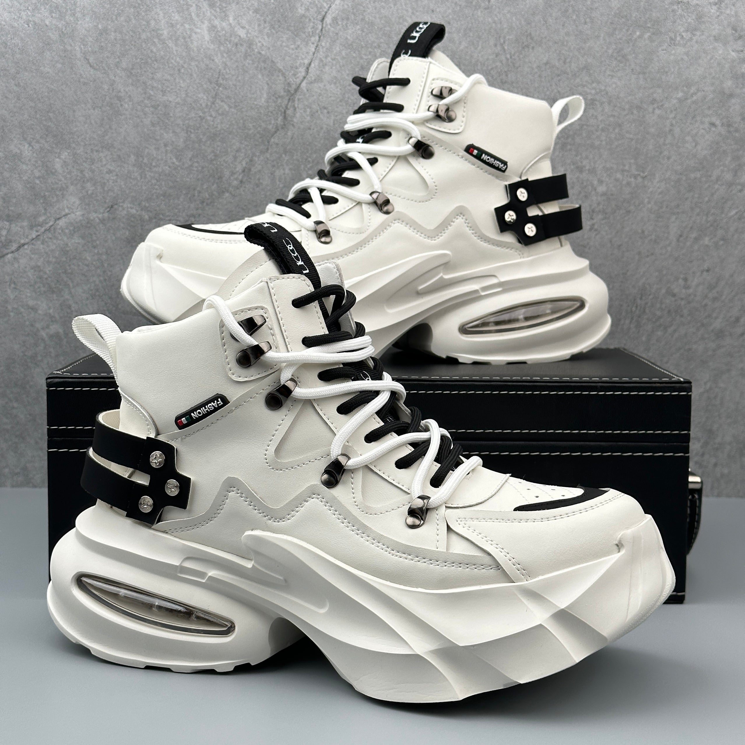 Hybriss Prism– Color Blocking Cargo Boots